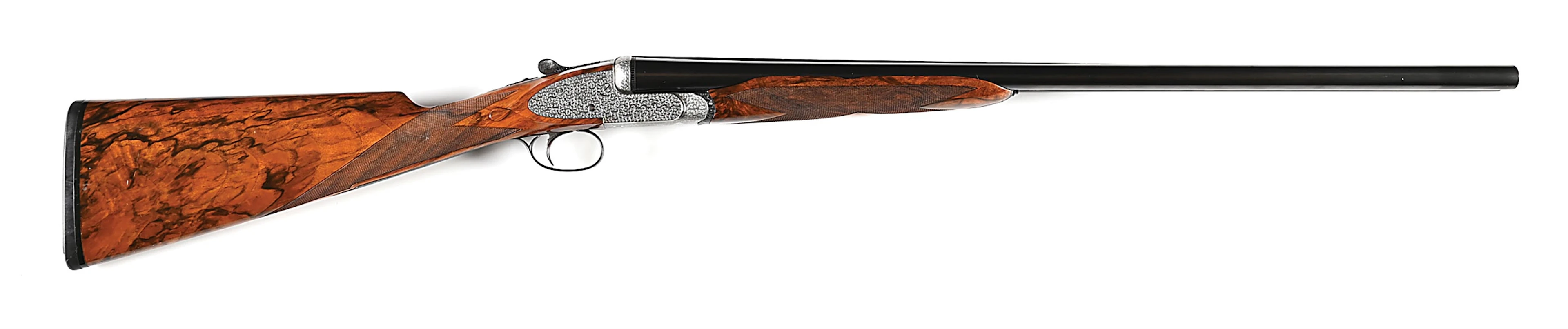 (M) FRANCHI SLE 12 BORE SIDE BY SIDE SHOTGUN.