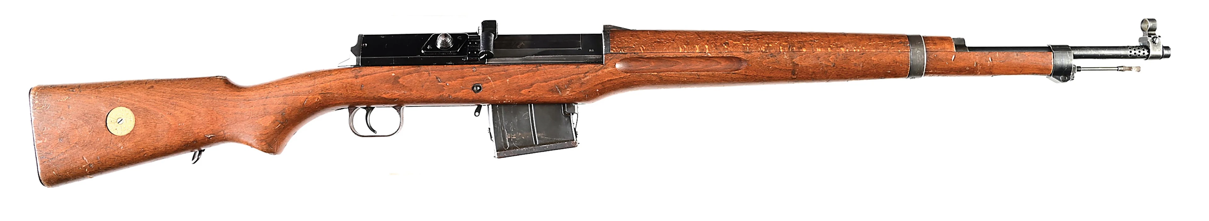 (C) CARL GUSTAF AG-42B LJUNGMAN SEMI-AUTOMATIC RIFLE.