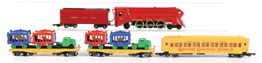 AMERICAN FLYER S-GA. CIRCUS SET