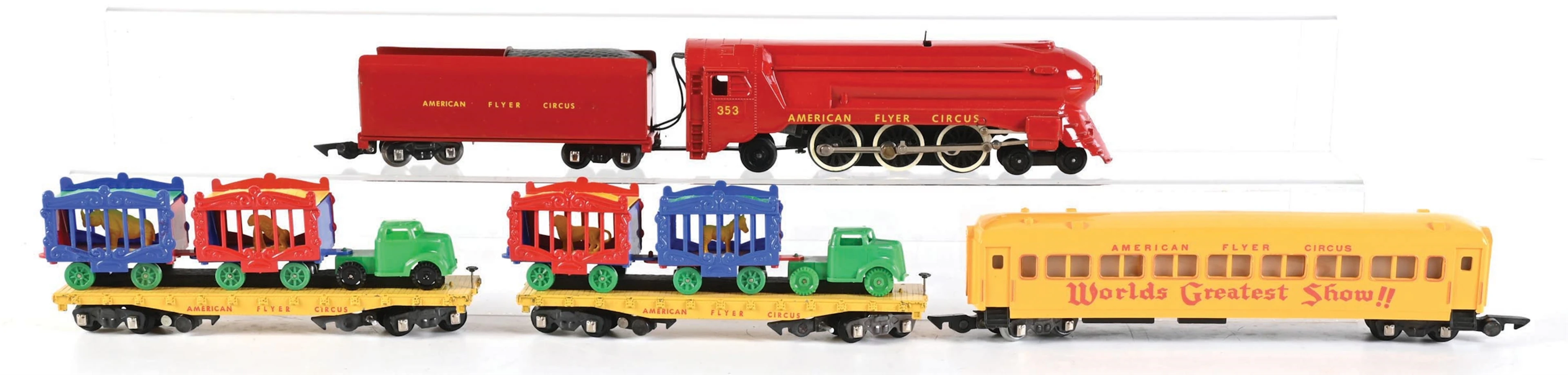 AMERICAN FLYER S-GA. CIRCUS SET