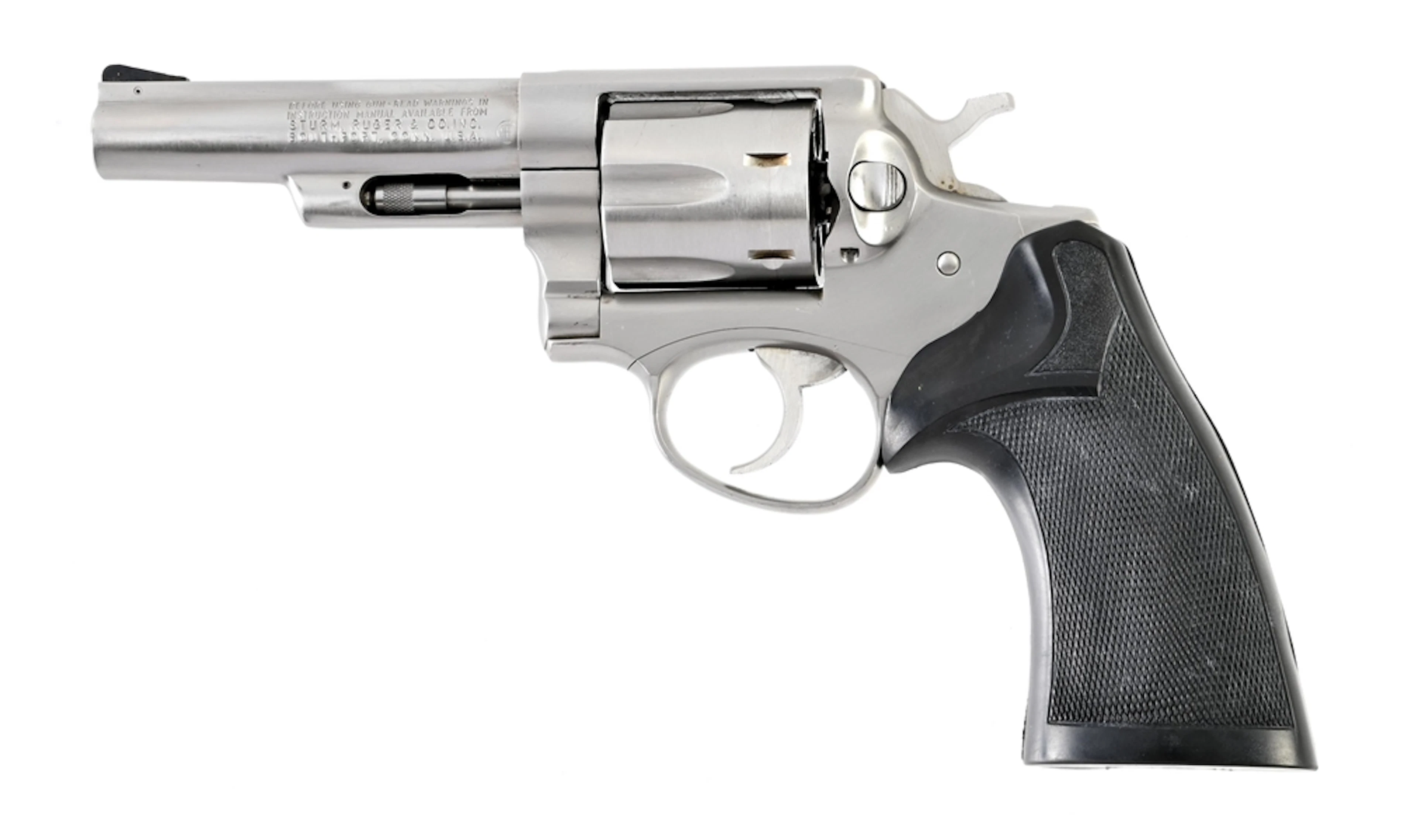 (M) RUGER POLICE SERVICE SIX DOUBLE ACTION REVOLVER.