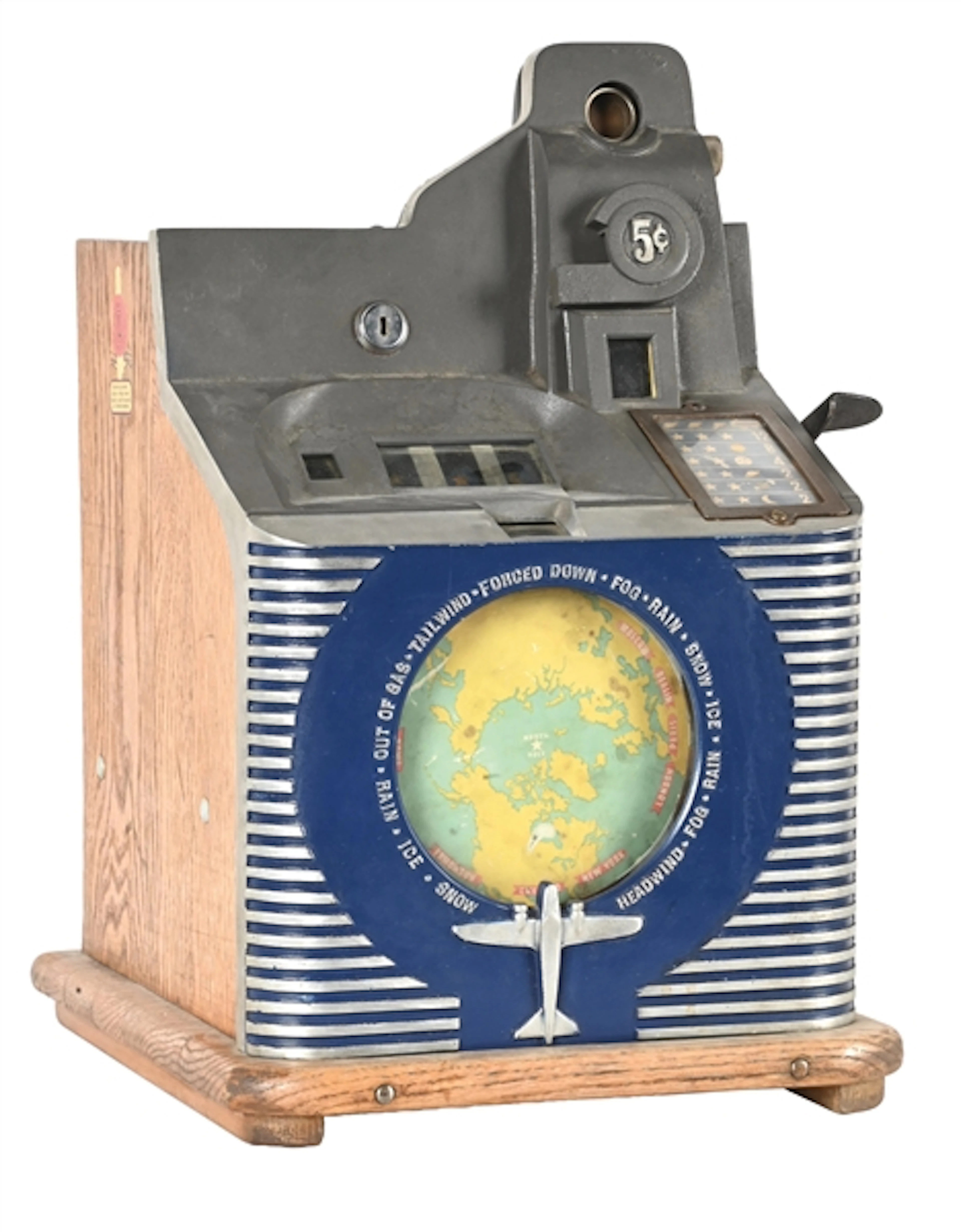5¢ MILLS NOVELTY CO. "QT DIAL" TRADE STIMULATOR
