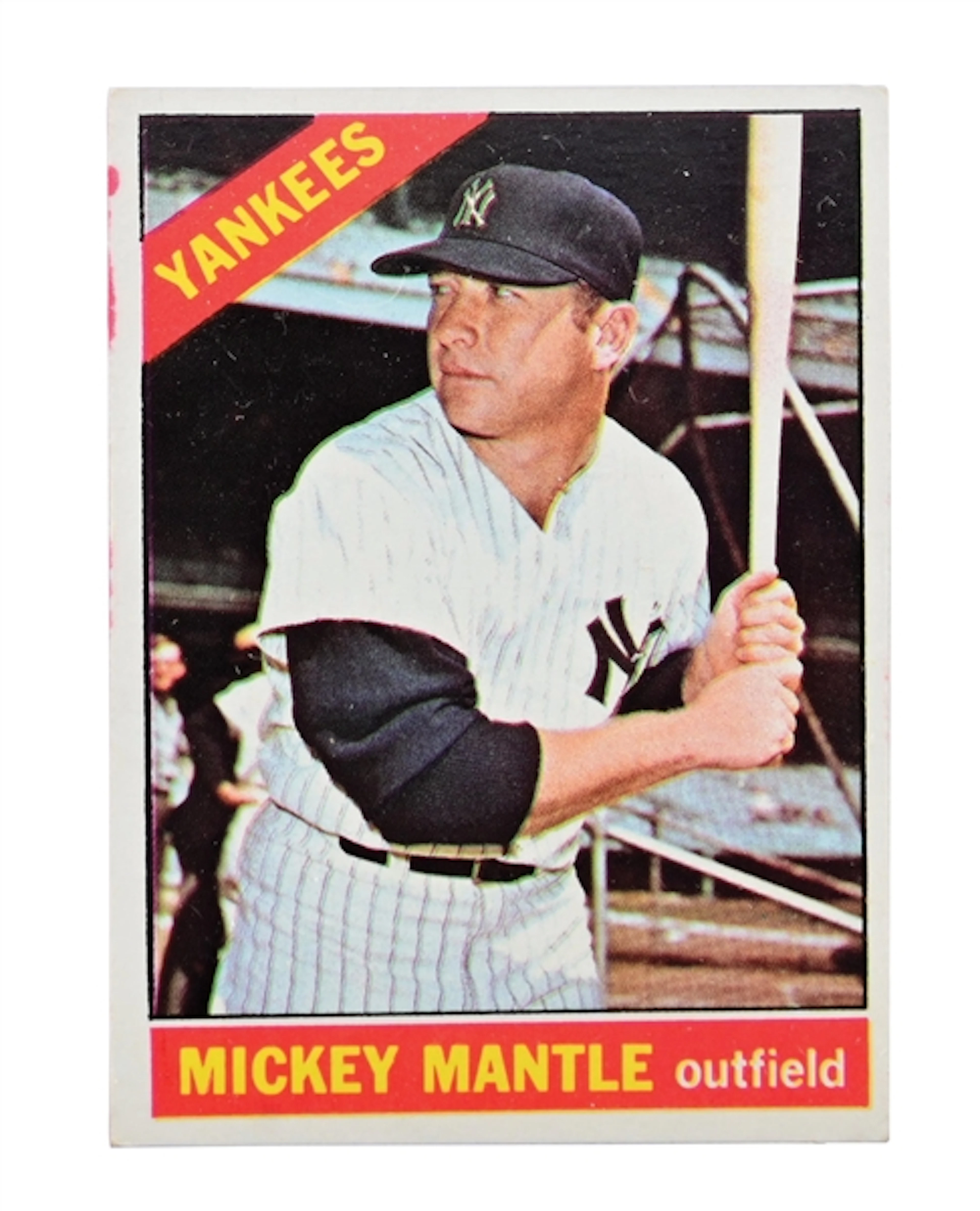 1966 TOPPS MICKEY MANTLE CARD