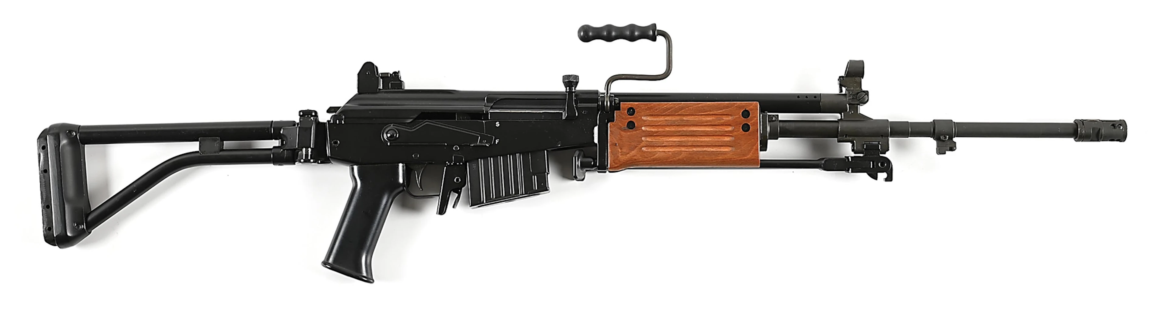 (M) PRE-BAN IMI MODEL 332 GALIL ARM .308 SEMI-AUTOMATIC RIFLE WITH BOX.