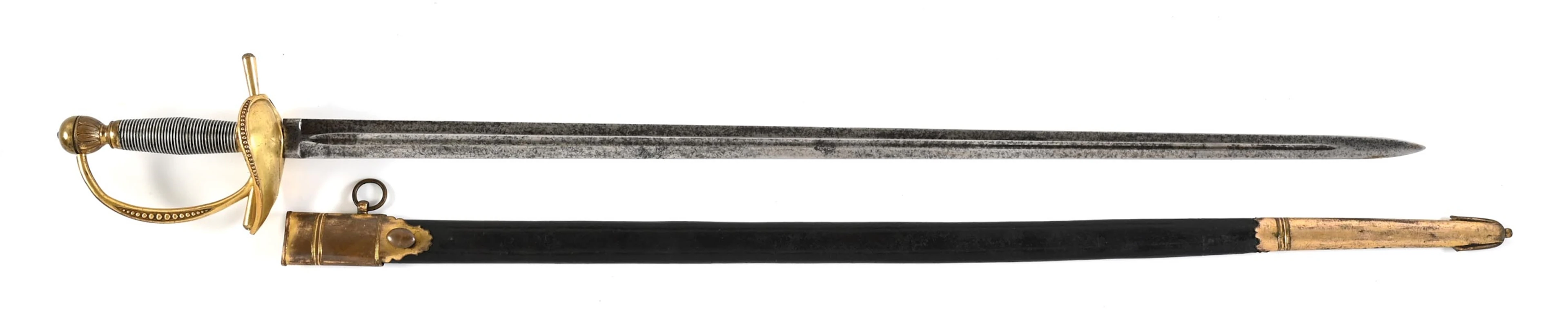US MODEL 1832 GENERAL OFFICER’S SWORD BY N.P. AMES CUTLER, SPRINGFIELD.