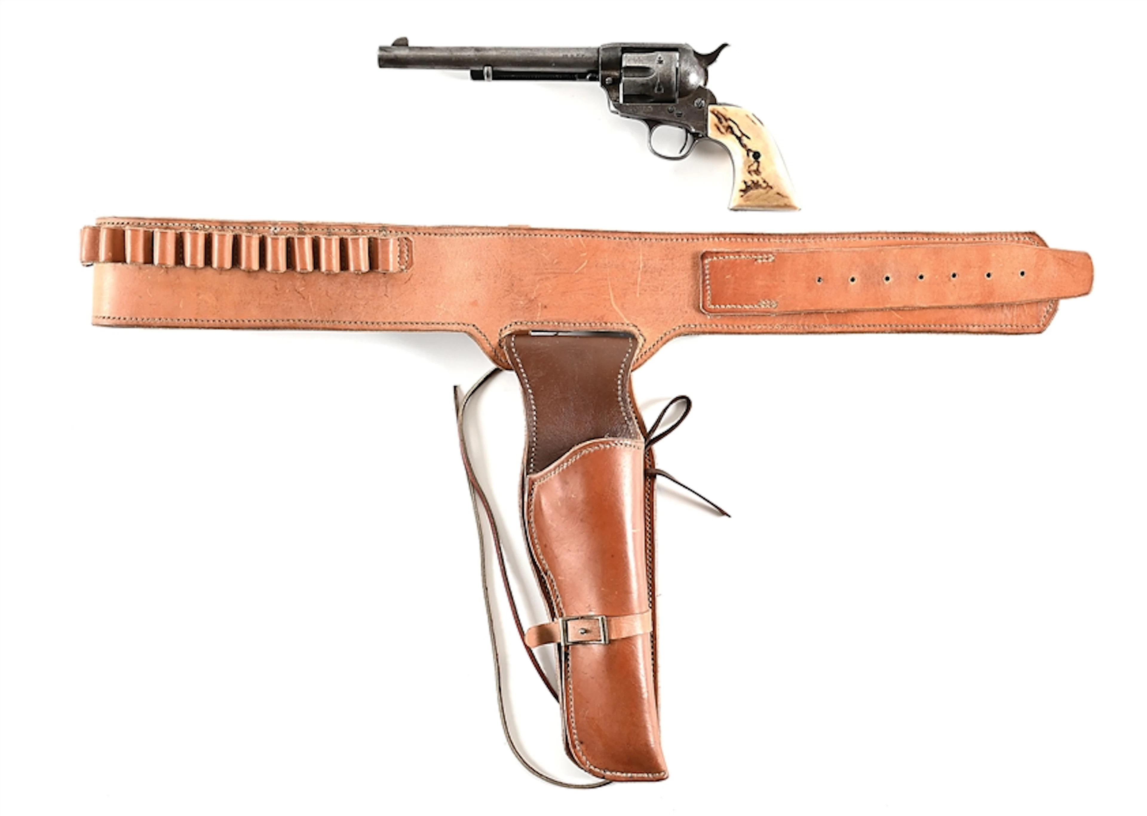 (C) FIRST GENERATION COLT SINGLE ACTION ARMY REVOLVER.