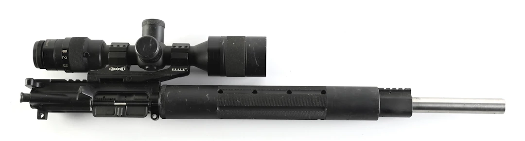 AR-15 TARGET UPPER WITH US OPTICS SCOPE.