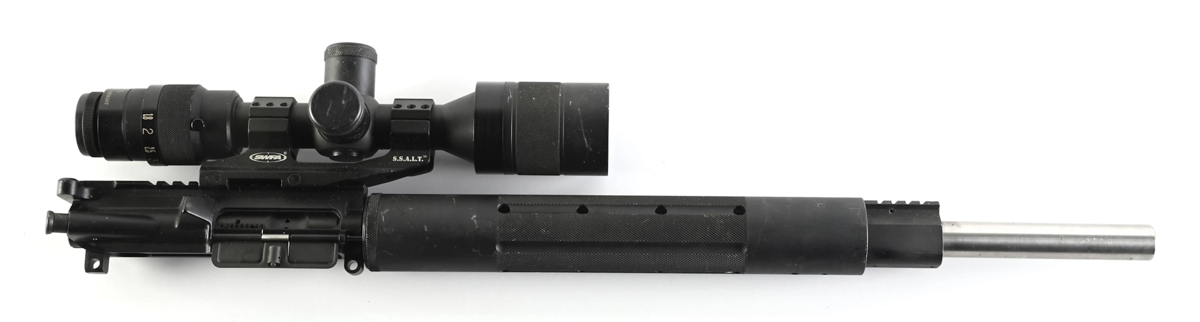 AR-15 TARGET UPPER WITH US OPTICS SCOPE.