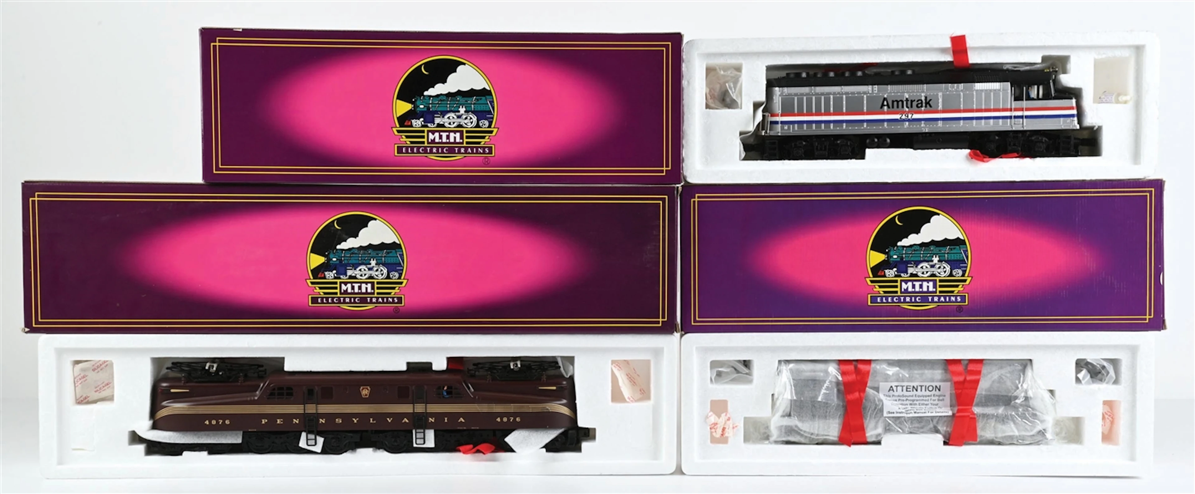 LOT OF 3: MTH DIESEL & ELECTRIC LOCOMOTIVES