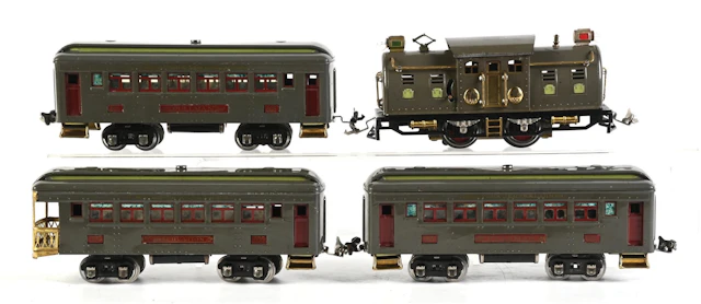 LIONEL O-GA. NO. 4 BILD-A-LOCO PASSENGER SET