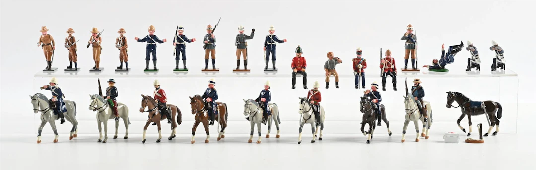 TROPHY MINIATURES ZULU WARS BRITISH INFANTRY & CAVALRY