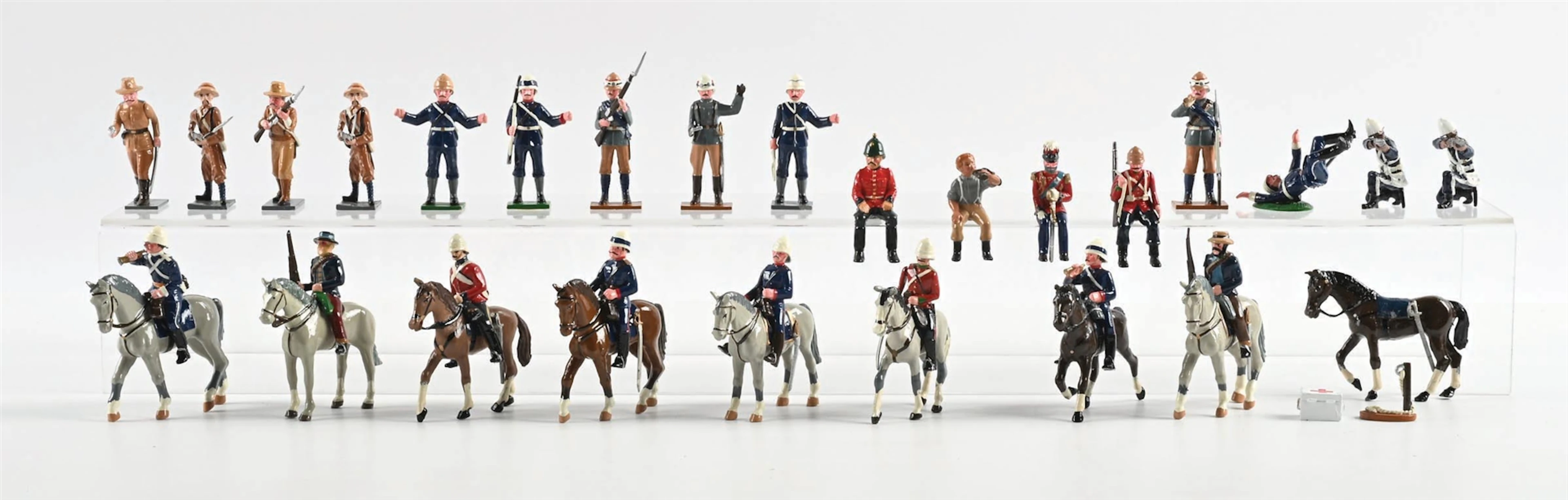 TROPHY MINIATURES ZULU WARS BRITISH INFANTRY & CAVALRY