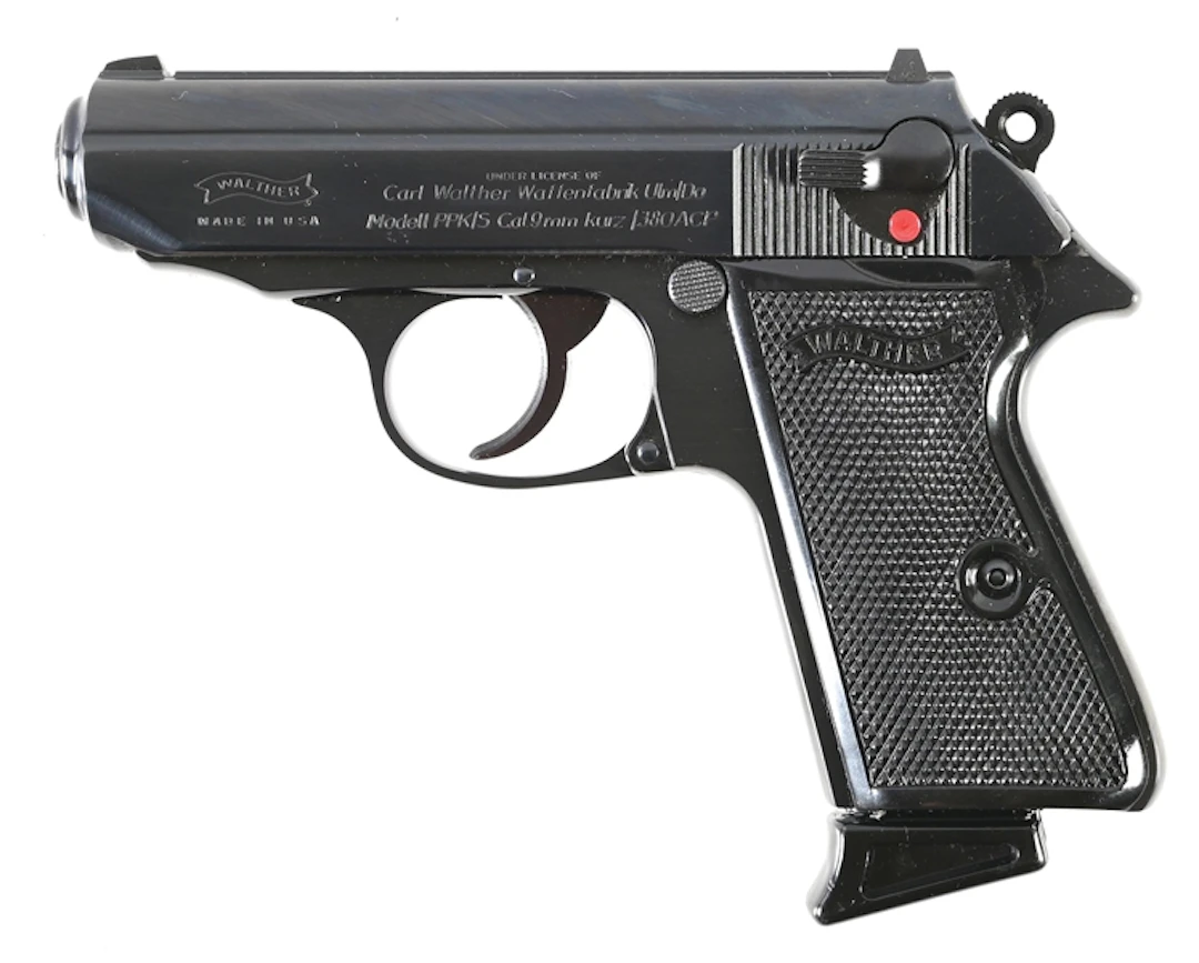 (M) INTERARMS USA WALTHER PPK/S .380 SEMI AUTOMATIC PISTOL.