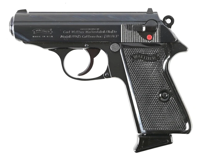 (M) INTERARMS USA WALTHER PPK/S .380 SEMI AUTOMATIC PISTOL.
