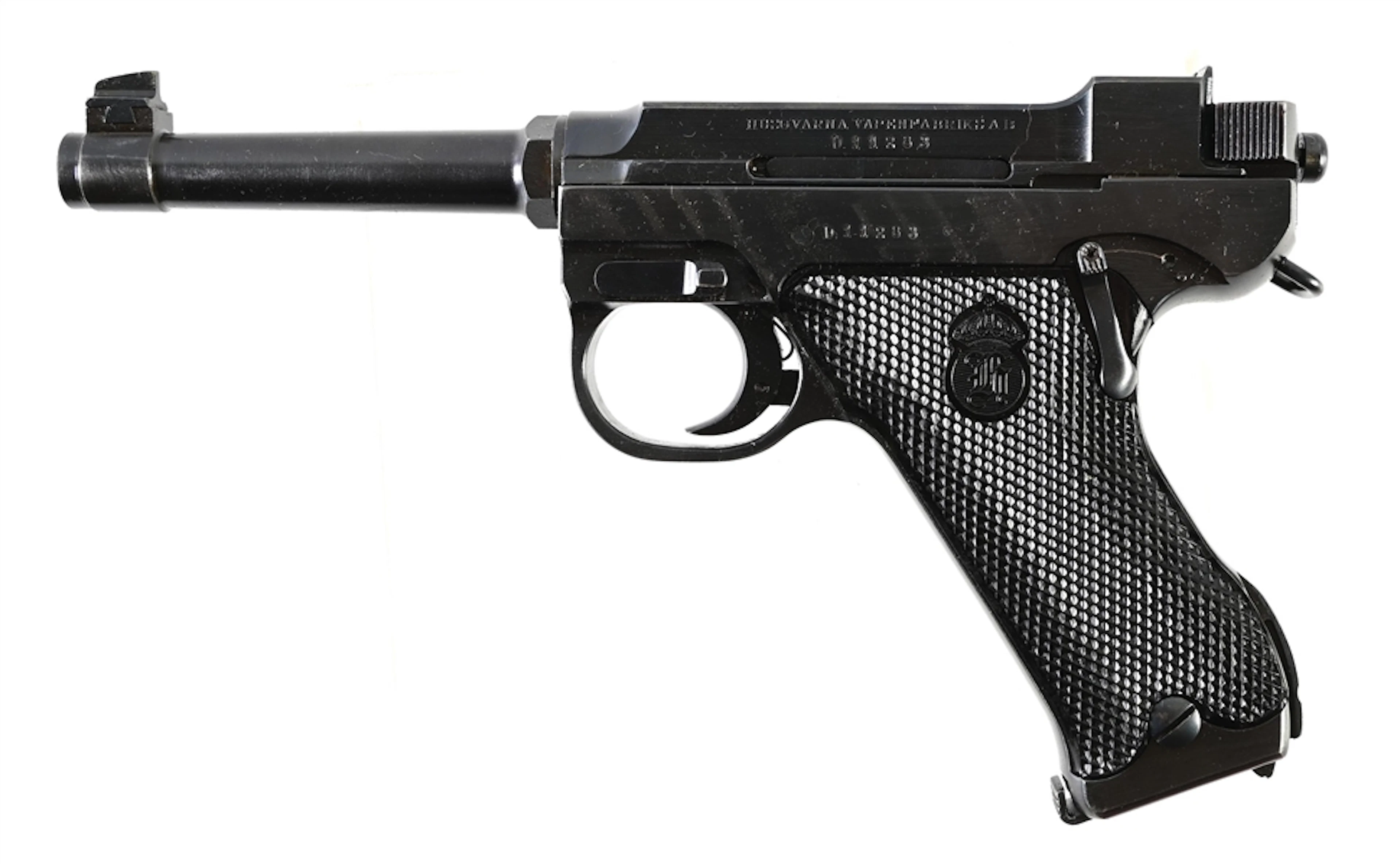 (C) HUSQVARNA MODEL 1940 LAHTI SEMI-AUTOMATIC PISTOL.