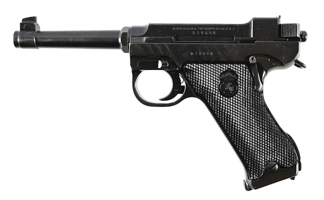 (C) HUSQVARNA MODEL 1940 LAHTI SEMI-AUTOMATIC PISTOL.