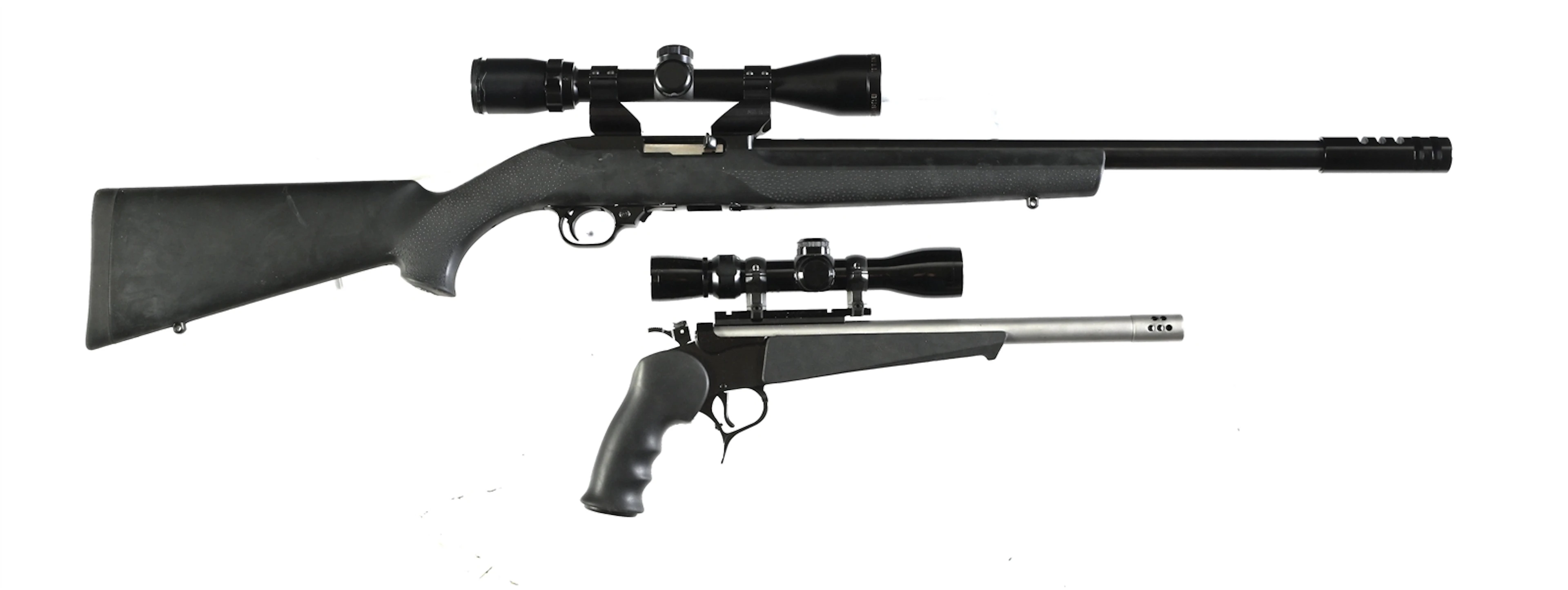 (M) LOT OF TWO: RUGER 10/22 .22 LR SEMI-AUTOMATIC RIFLE AND THOMAS