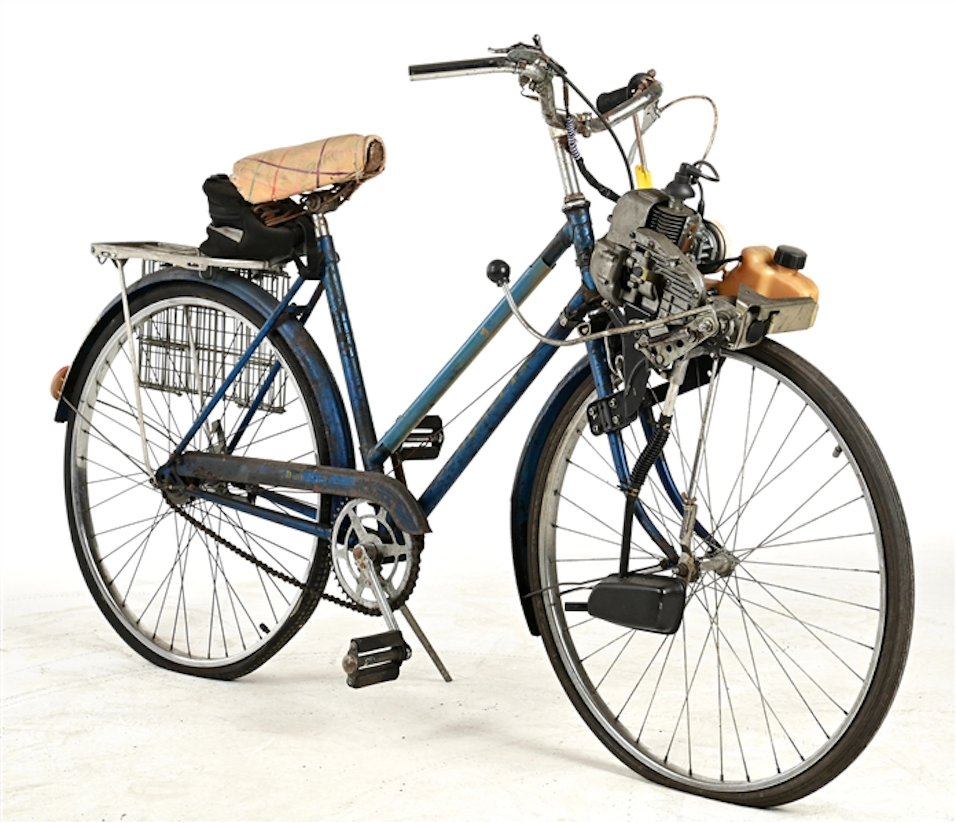 VINTAGE "DUNLET" MOTORIZED COMMUTER BICYCLE