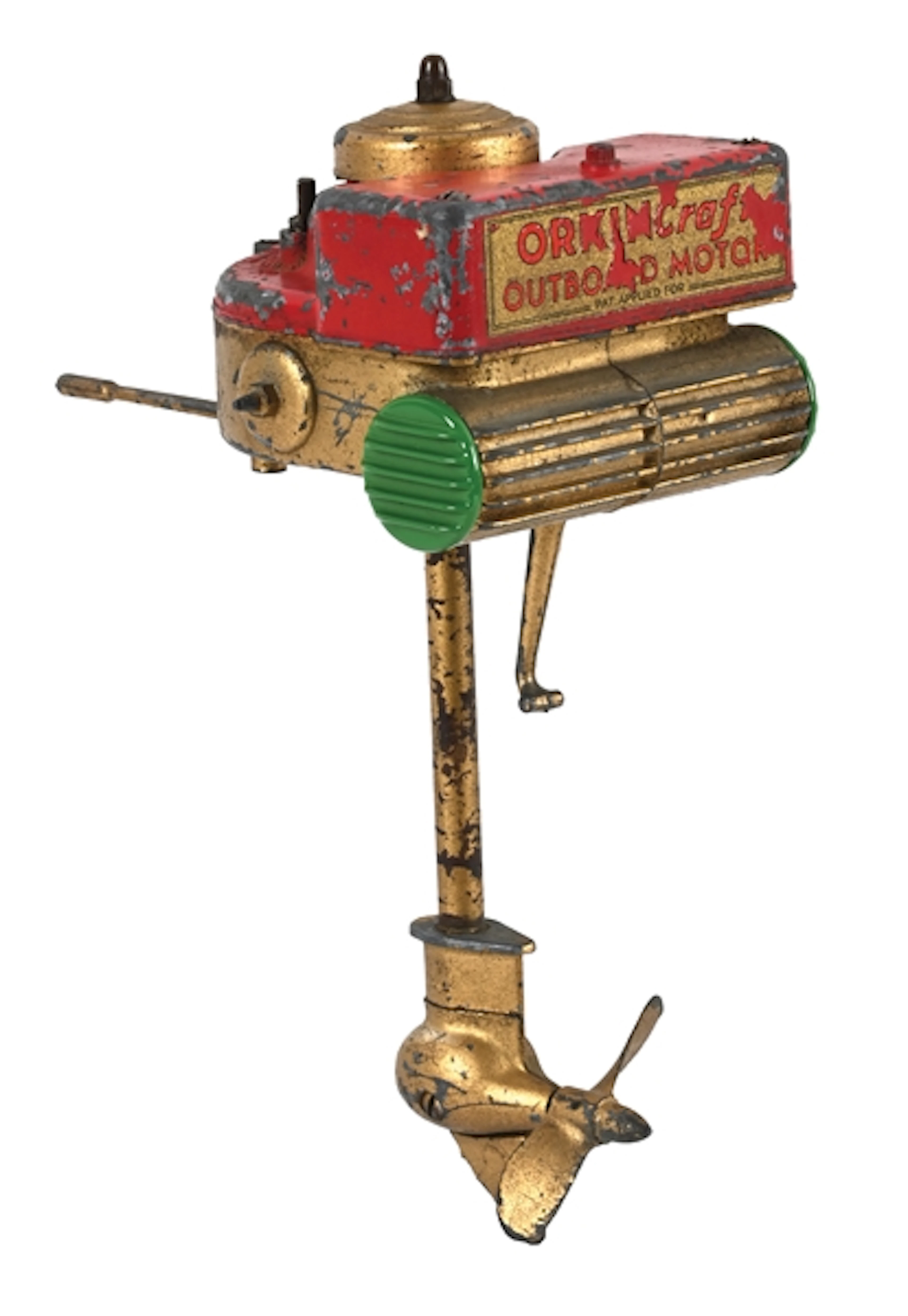 CALWIS INDUSTRIES LTD. ORKIN CRAFT OUTBOARD MOTOR TOY