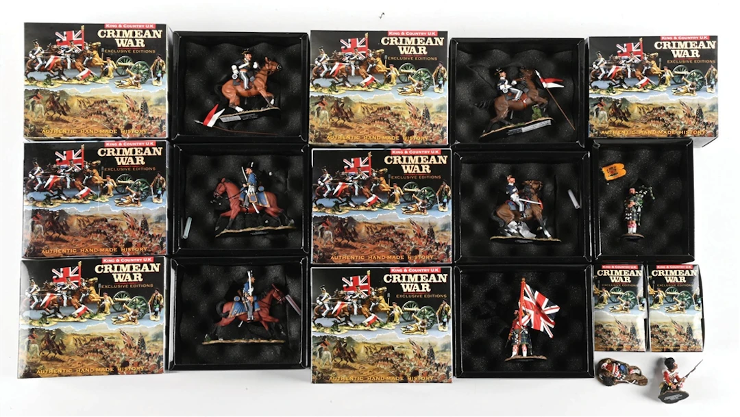 LOT OF 9: KING & COUNTRY CRIMEAN WAR FIGURES