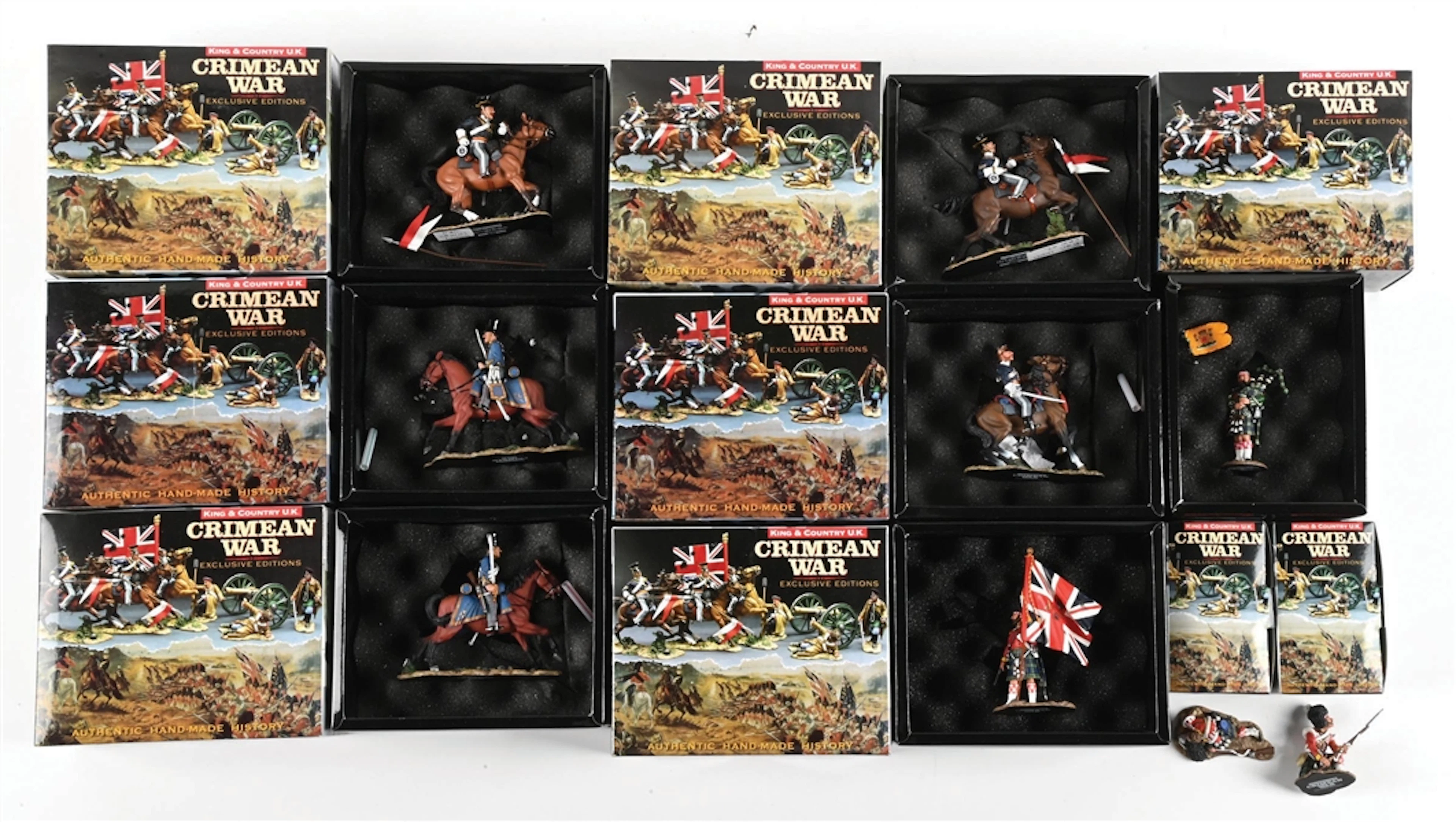 LOT OF 9: KING & COUNTRY CRIMEAN WAR FIGURES