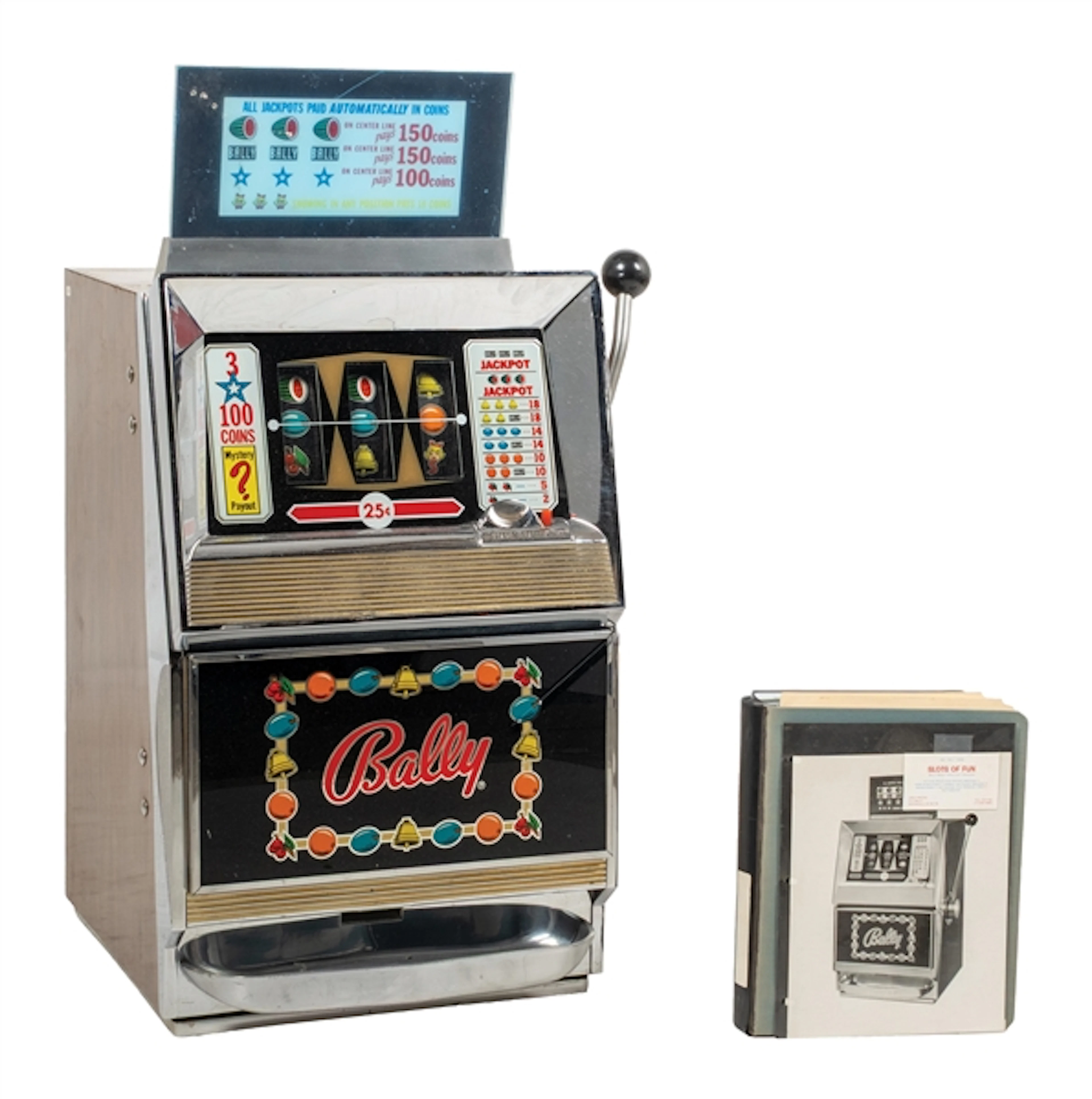 25¢ BALLY "TIC-TAC-TOE" SLOT MACHINE
