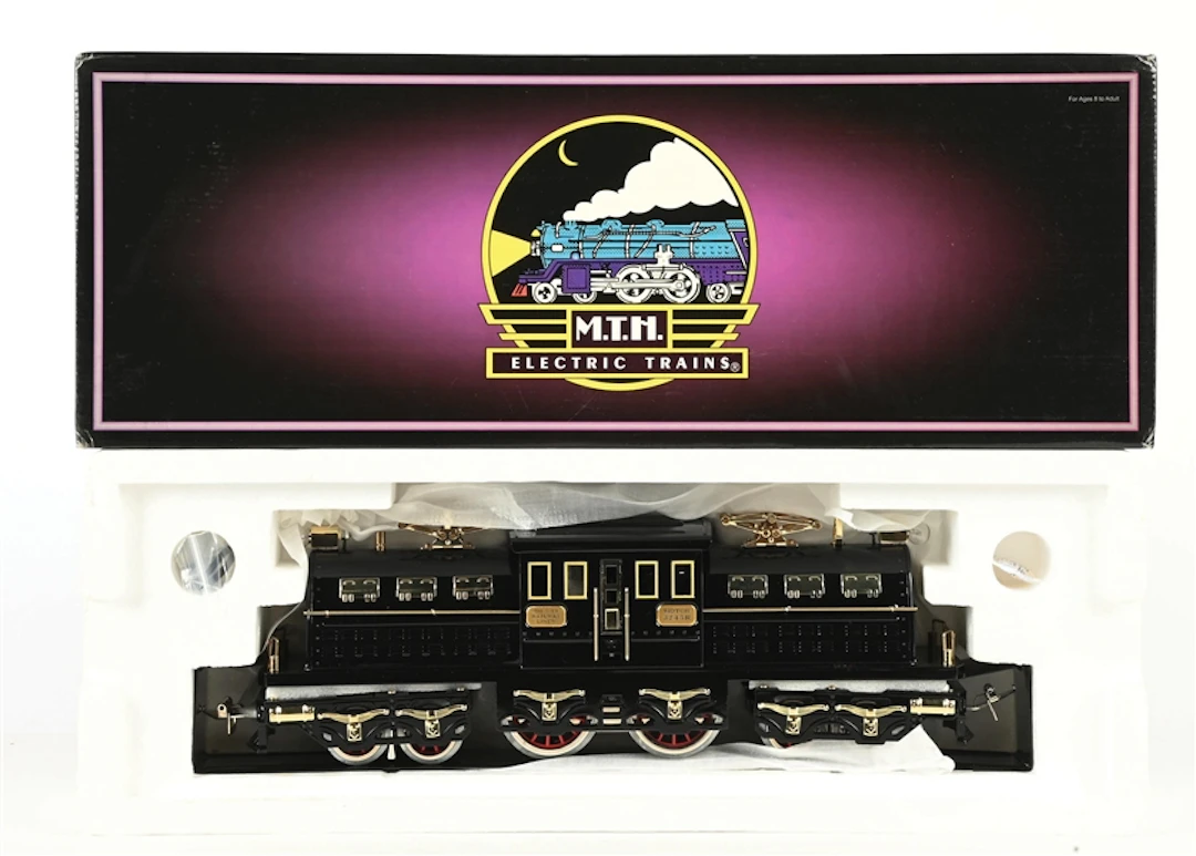 MTH NO. 10-1280-1 REPRODUCTION IVES 3245R BLACK ELECTRIC LOCOMOTIVE