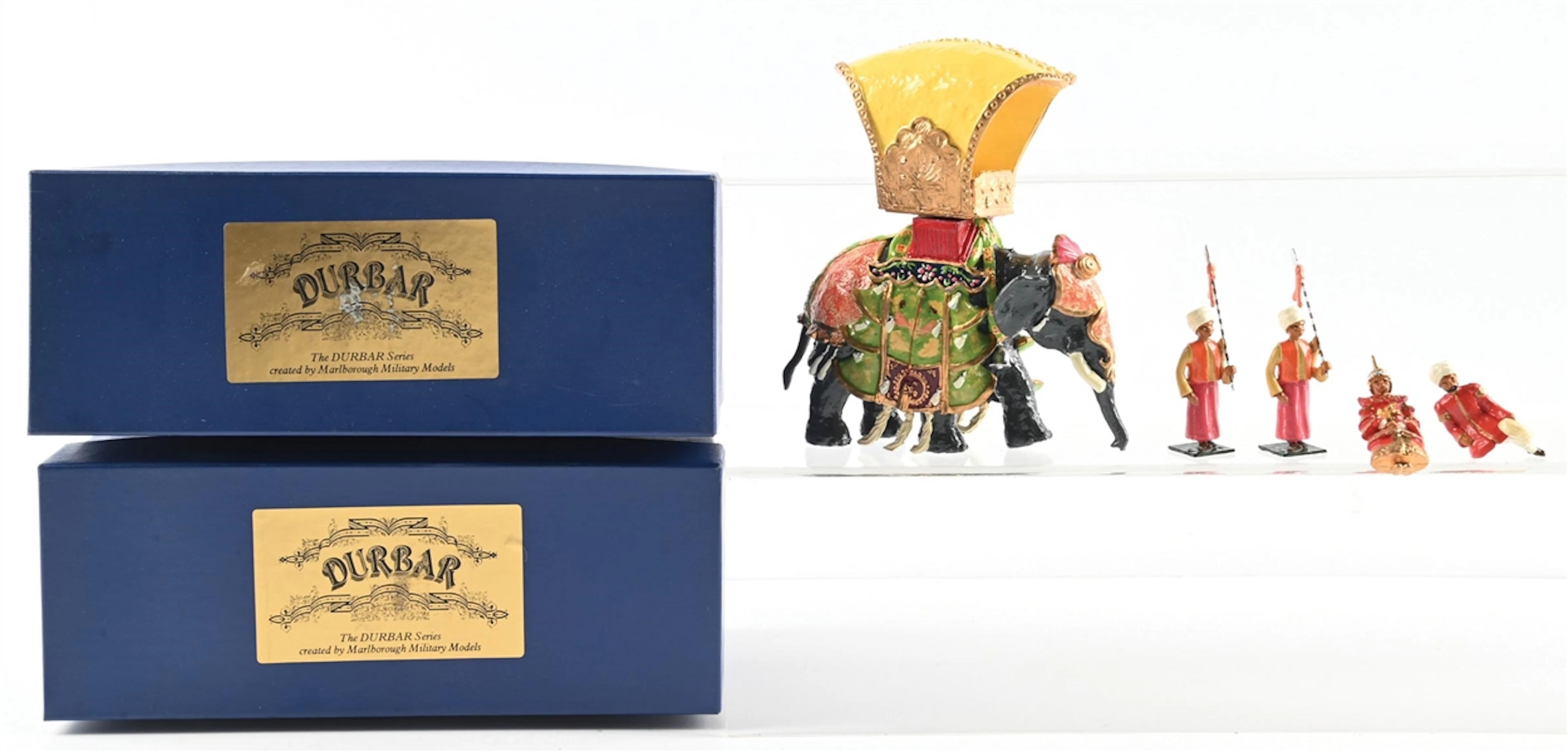 DURBAR D72 SHAN CHIEF ON STATE ELEPHANT, BURMA SET IN BOXES