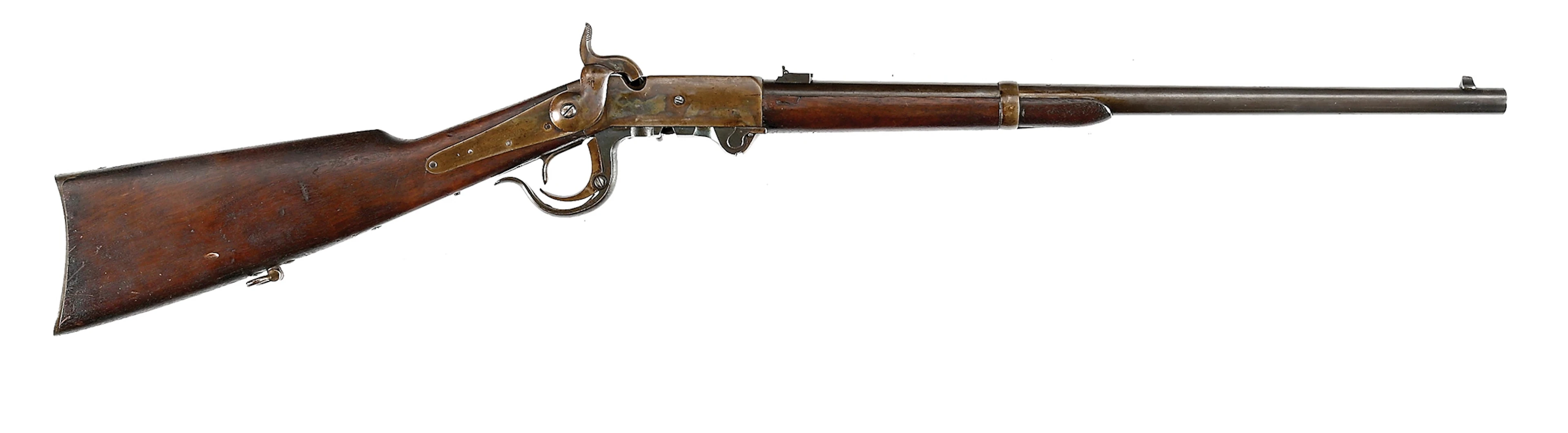 (A) FINE MARTIALLY INSPECTED BURNSIDE 5TH MODEL PERCUSSION CARBINE