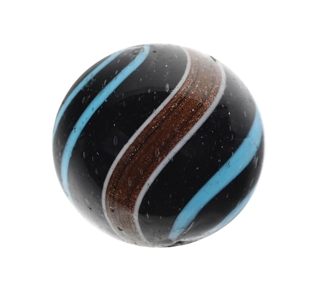 BLACK OPAQUE LUTZ MARBLE