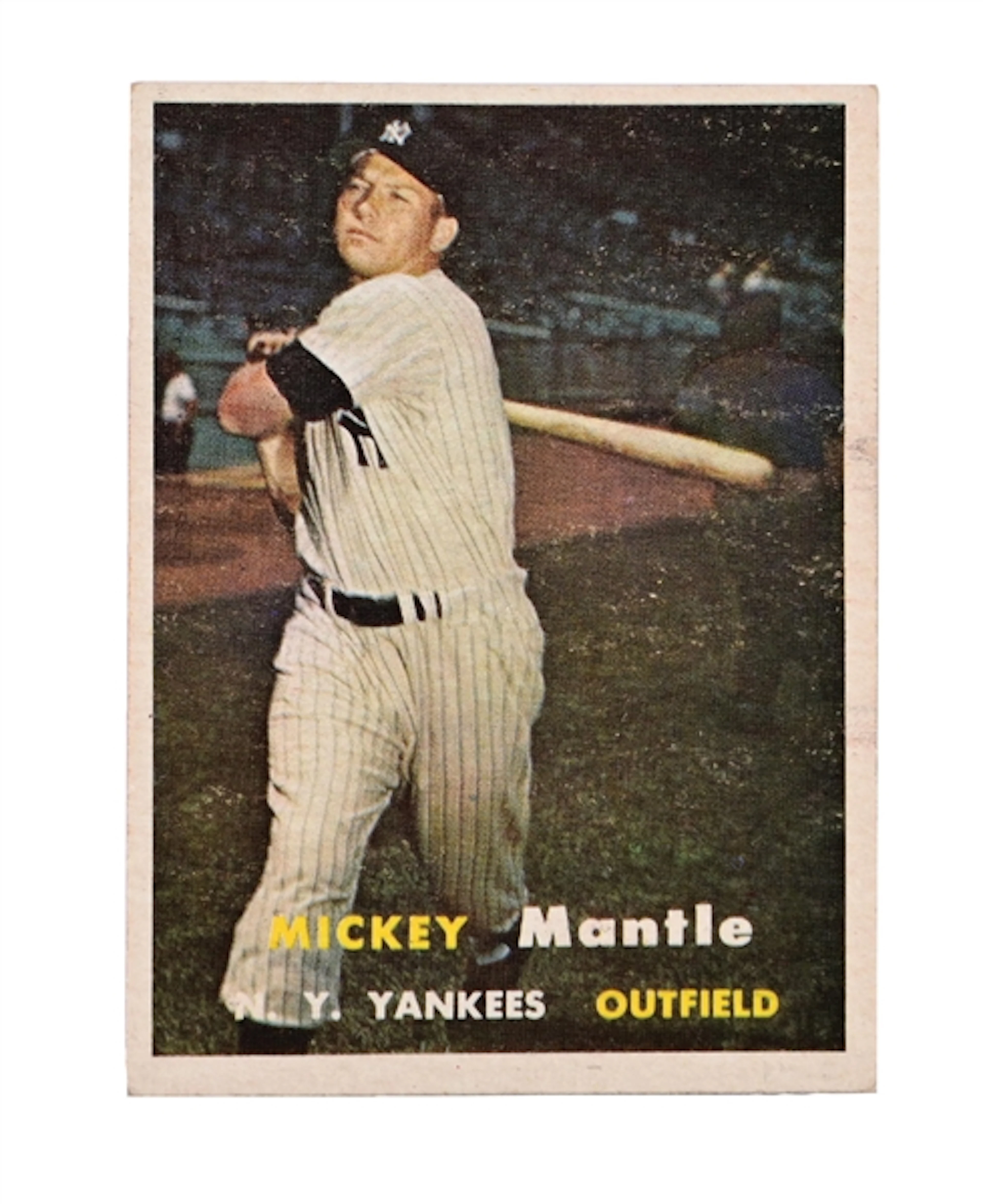 1957 TOPPS MICKEY MANTLE CARD