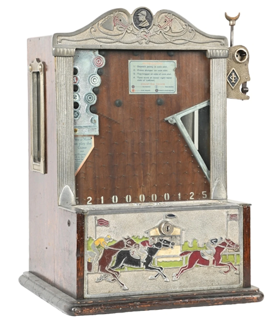 1¢ O.D. JENNINGS CO. "THE FAVORITE" TRADE STIMULATOR & GUM VENDER.