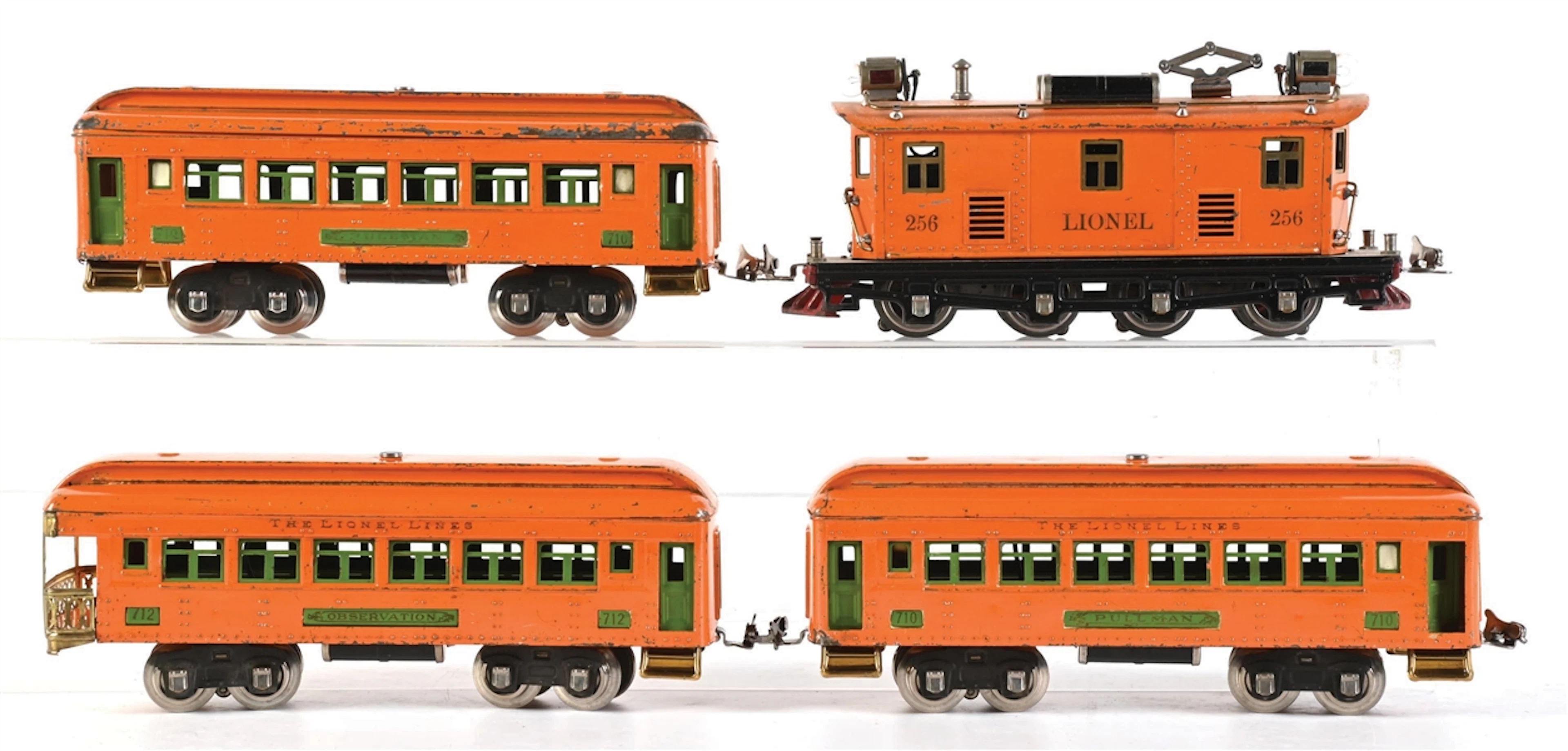 PRE-WAR LIONEL O-GA. NO. 256 PASSENGER SET