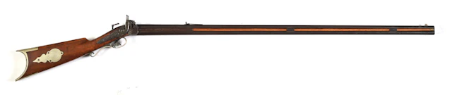 (A) L.L. HEPBURN OVER/UNDER PERCUSSION COMBINATION GUN.