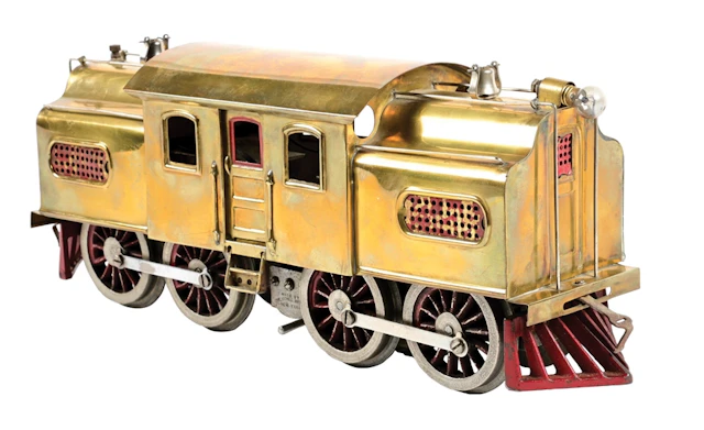PRE-WAR LIONEL STANDARD GA. NO. 54 BRASS ELECTRIC LOCOMOTIVE
