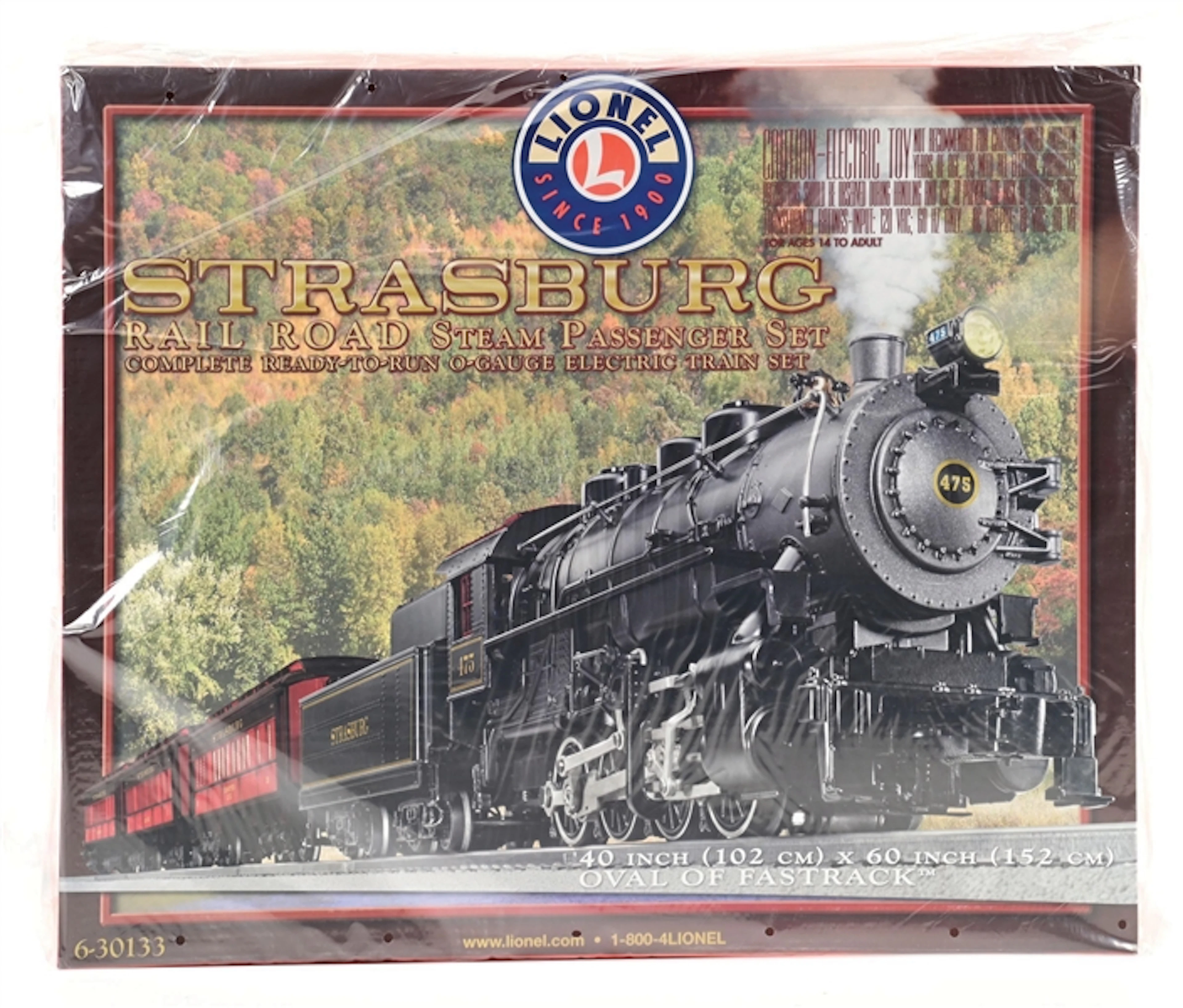 MODERN ERA LIONEL O-GA. 6-30133 STRASBURG RAILROAD READY-TO-RUN STEAM
