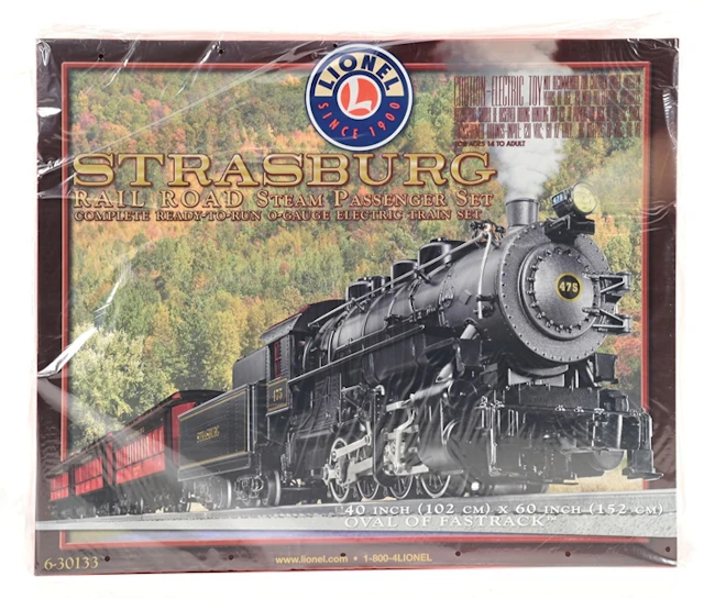 MODERN ERA LIONEL O-GA. 6-30133 STRASBURG RAILROAD READY-TO-RUN STEAM