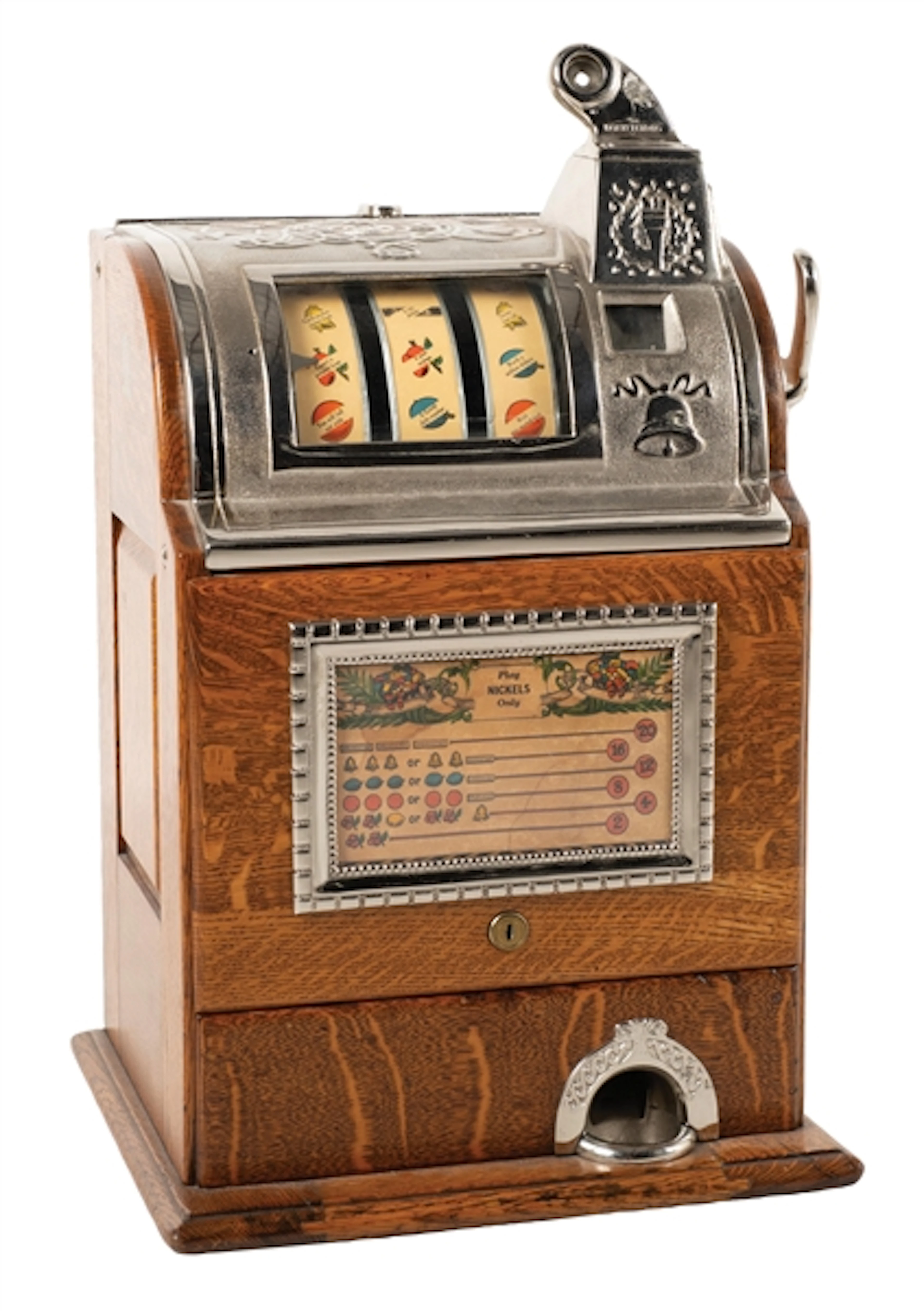 5¢ O.D.JENNINGS OPERATOR BELL SLOT MACHINE