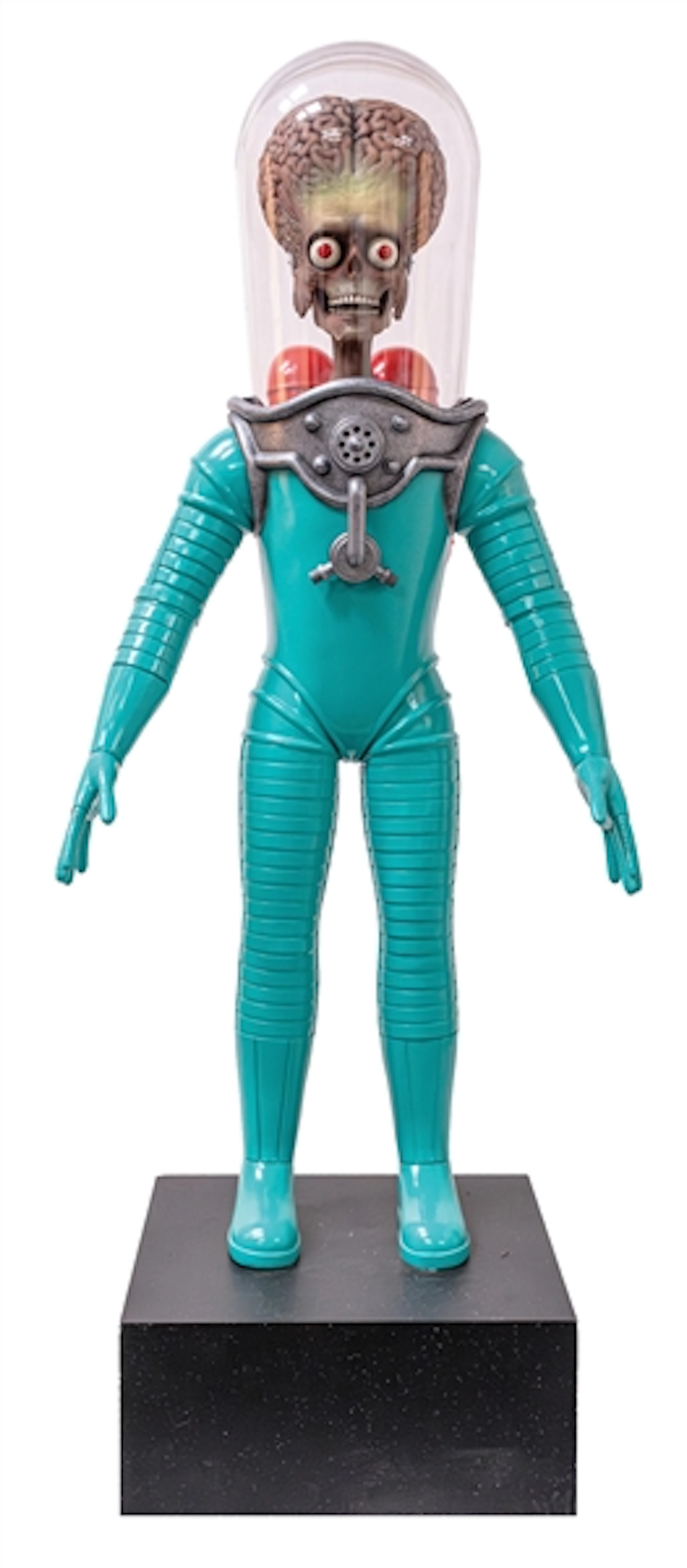 FIGURAL DISPLAY OF MARTIAN IN SPACESUIT