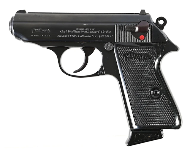 (M) INTERARMS USA WALTHER PPK/S .380 SEMI AUTOMATIC PISTOL WITH CASE.