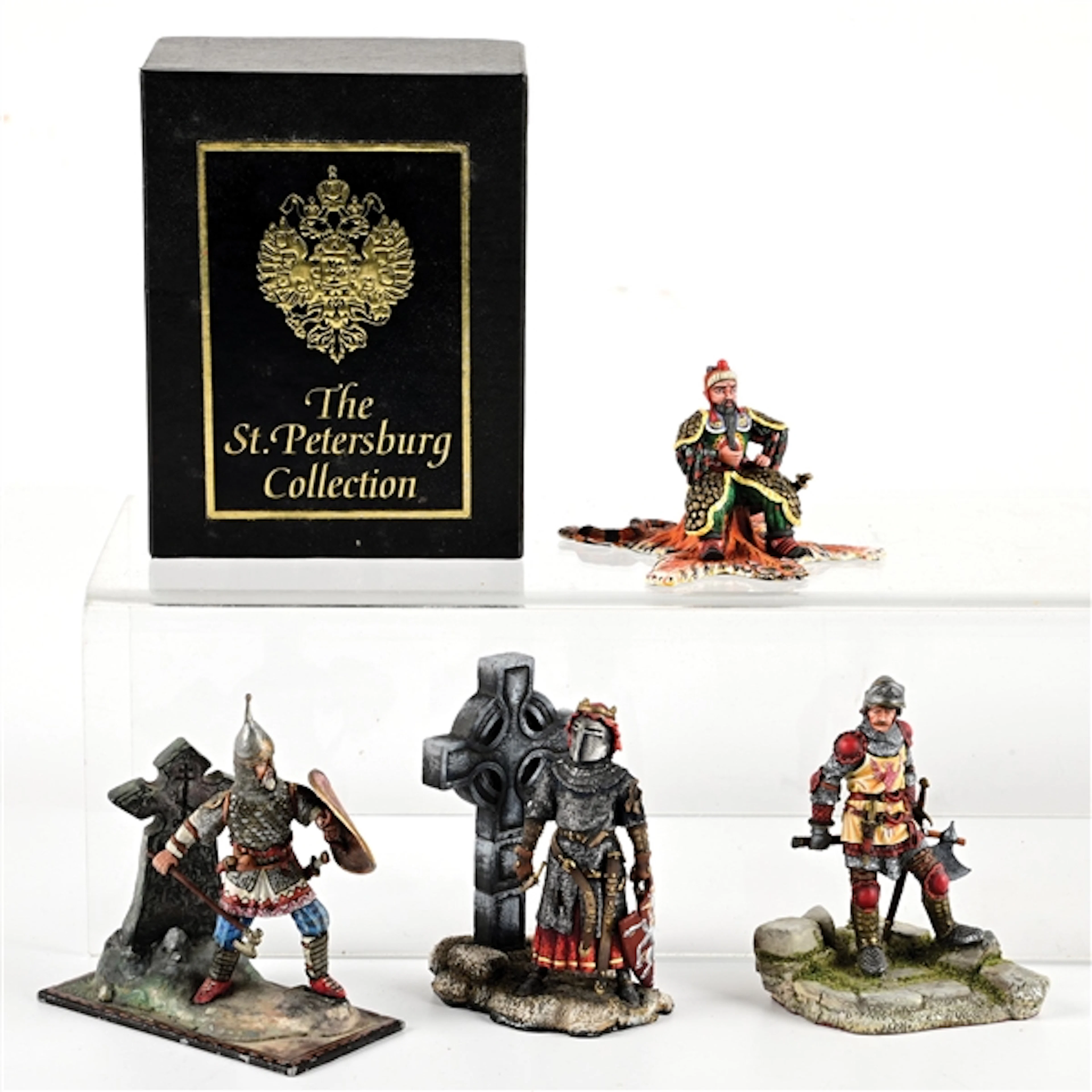LOT OF 4: ST. PETERSBURG COLLECTION FIGURES