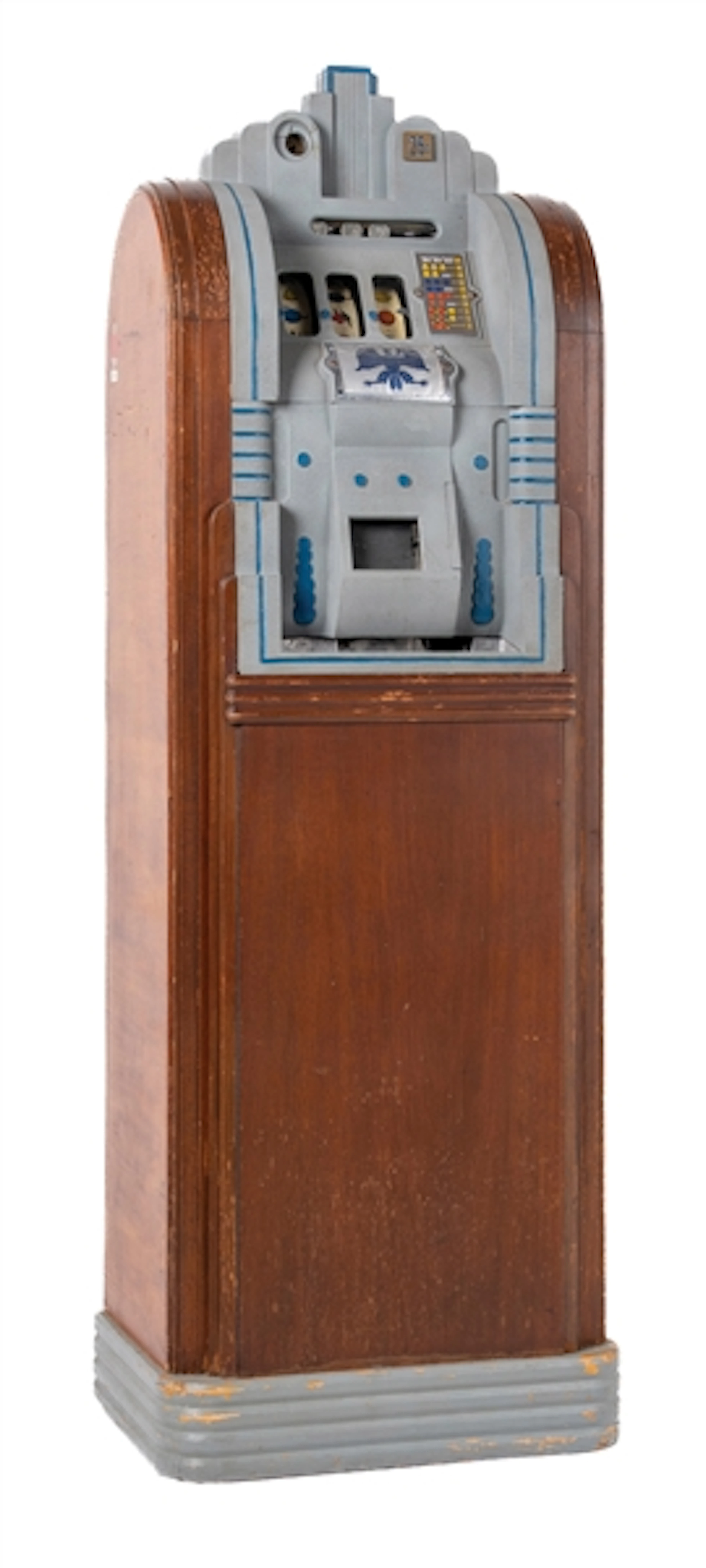 25¢ MILLS NOVELTY CONSOLE SLOT MACHINE
