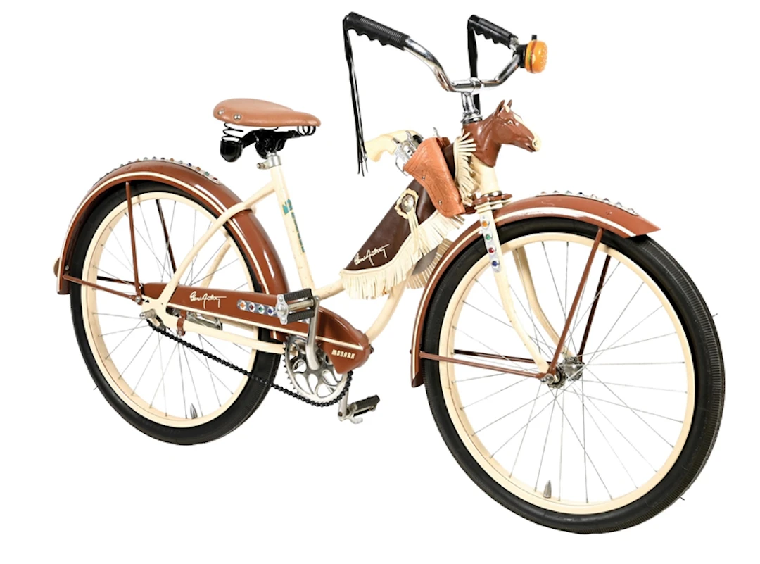 MONARK GENE AUTRY GIRL'S BICYCLE WITH CAP GUNS