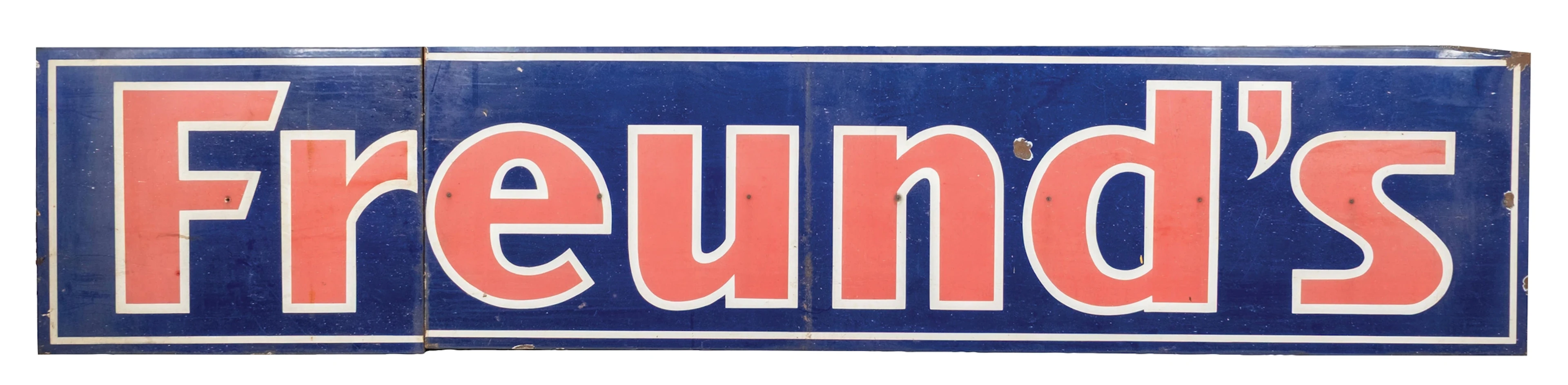 "FREUND'S" CONVIENIENCE STORE ADVERTISING SIGN