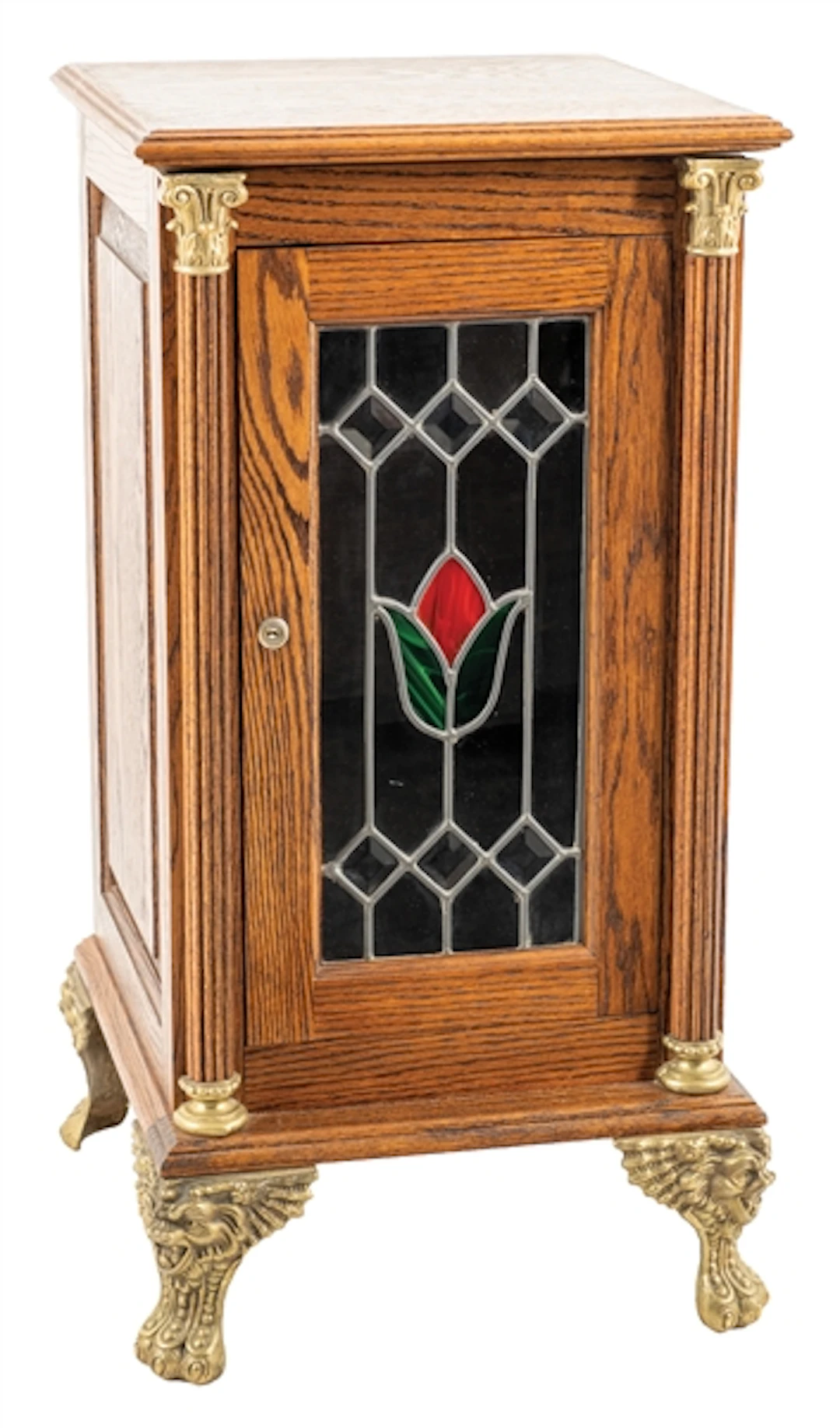 CONTEMPORARY OAK SLOT MACHINE STAND
