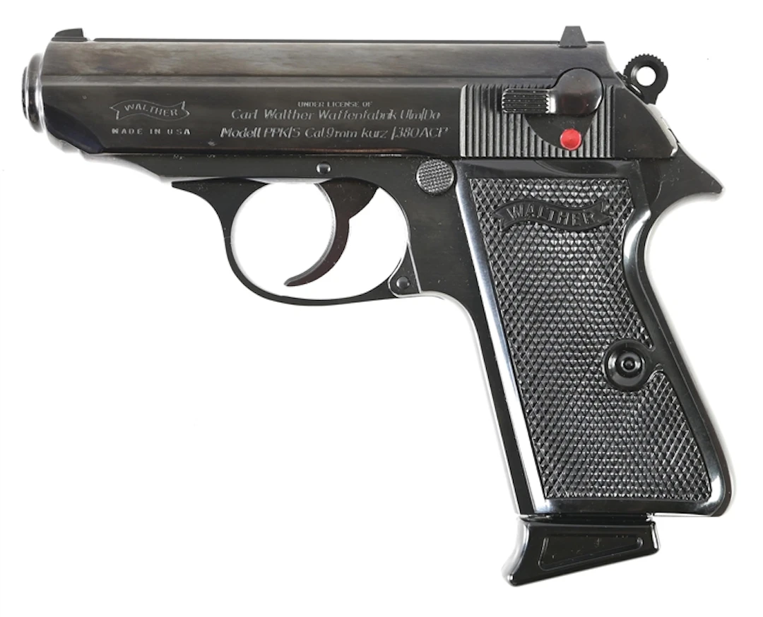 (M) INTERARMS USA WALTHER PPK/S .380 SEMI AUTOMATIC PISTOL WITH CASE.