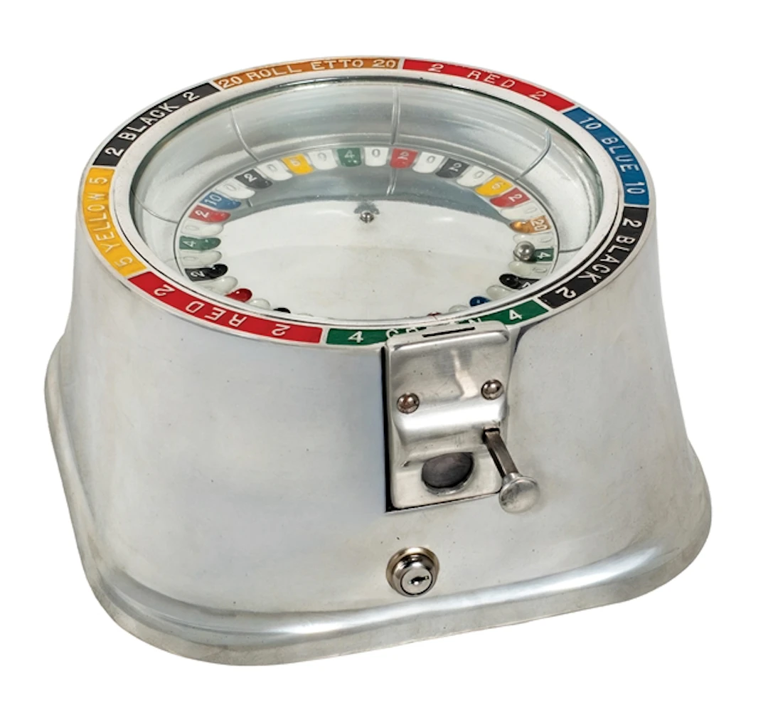 ALUMINUM ROLL-ETTO ROULETTE-THEMED TRADE STIMULATOR