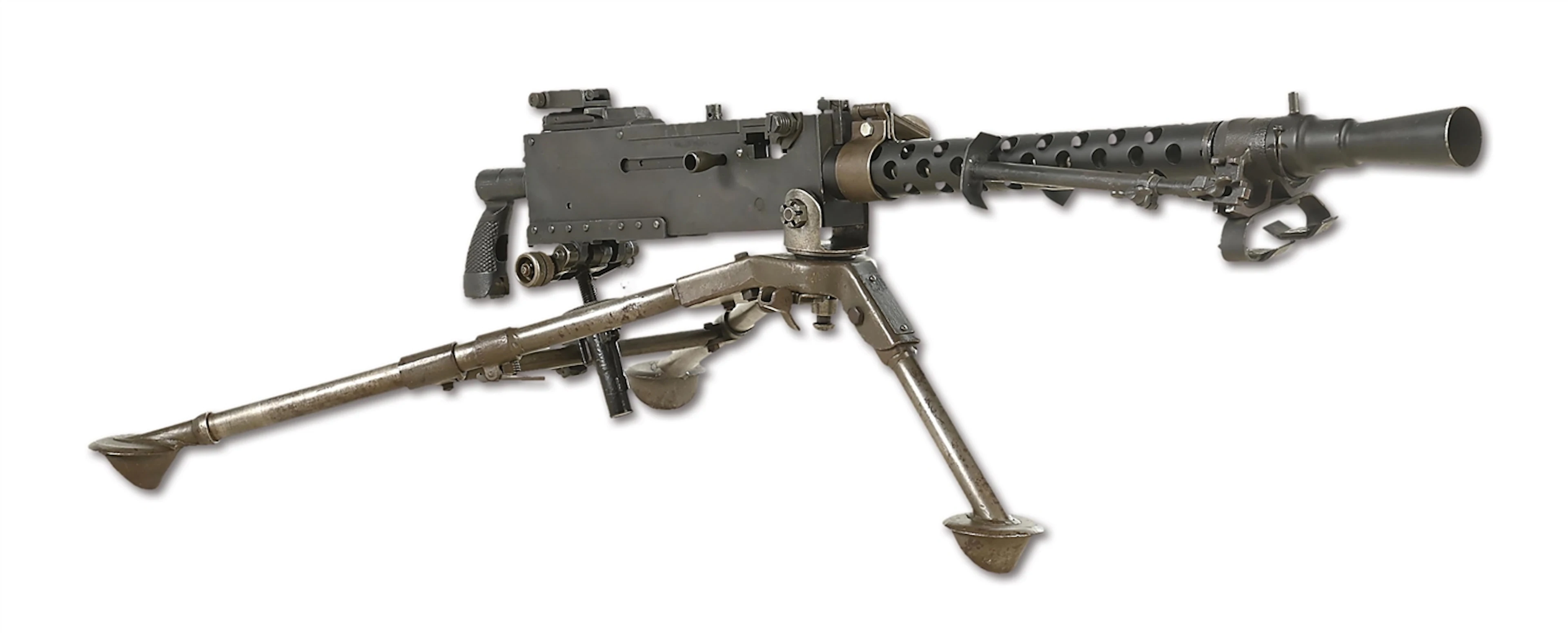 (N) ORIGINAL SAGINAW BROWNING MODEL 1919A6 MACHINE GUN WITH BIPOD
