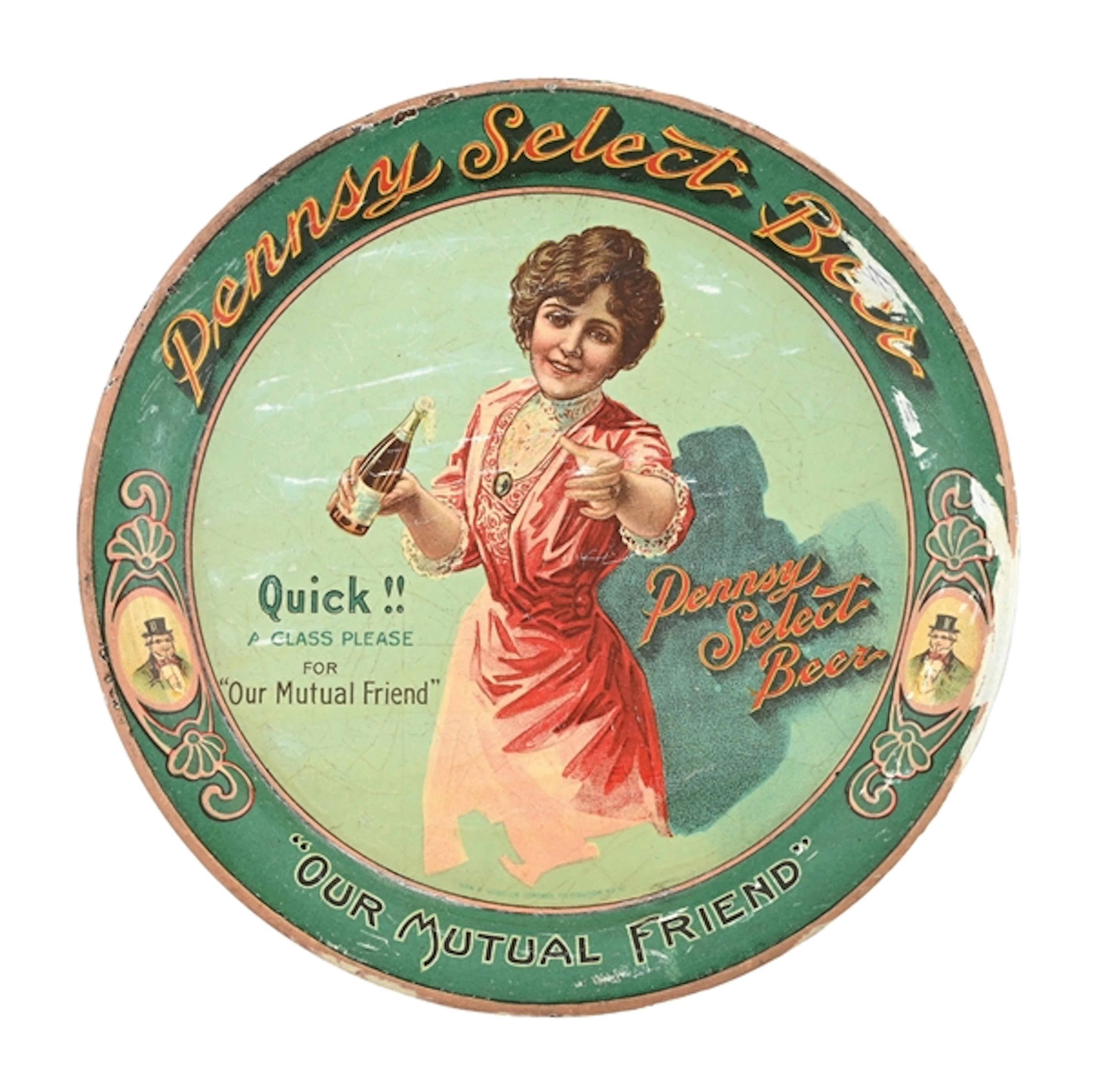 PENNSY SELECT BEER TIP TRAY
