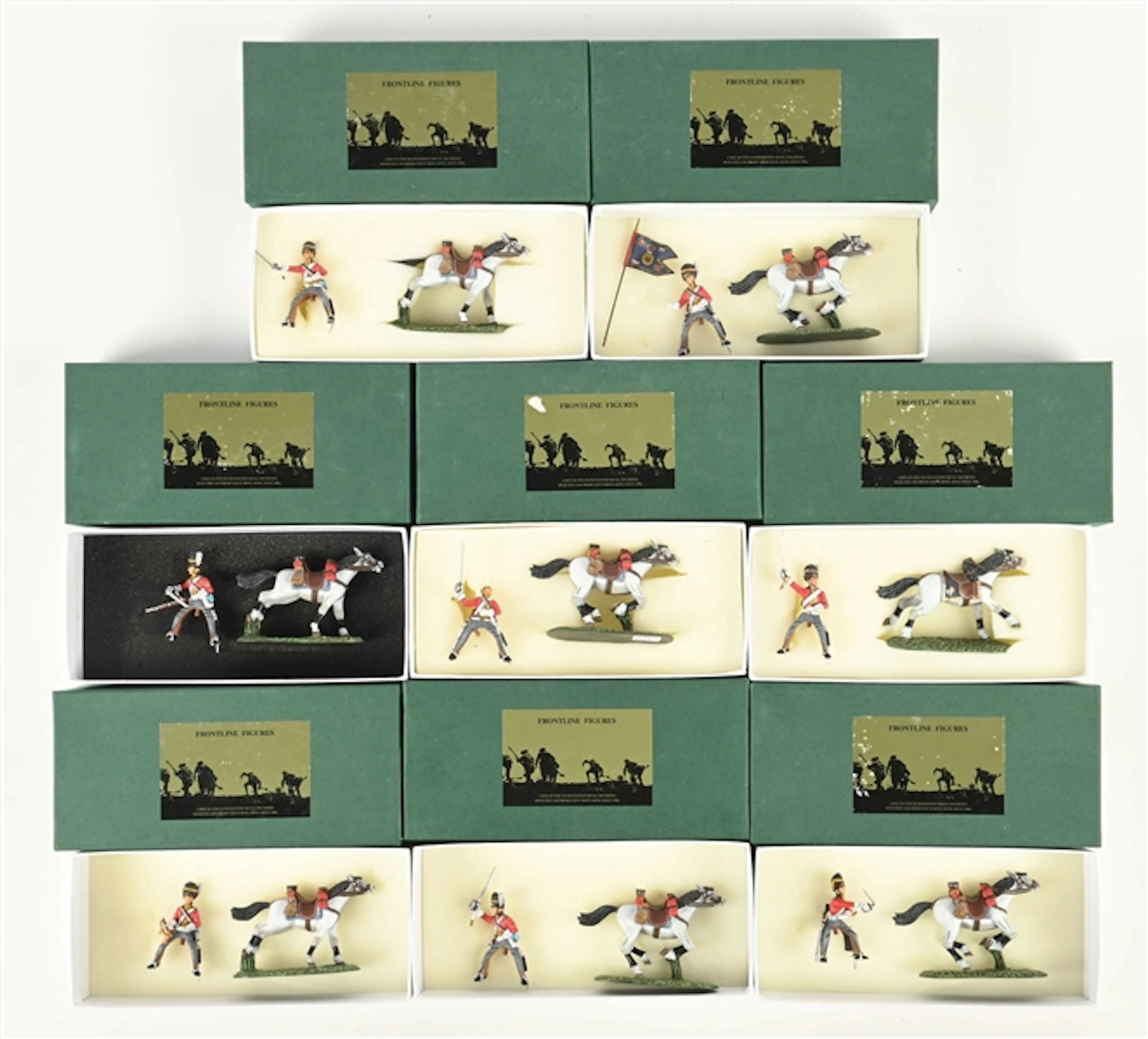 LOT OF 8: FRONTLINE CONNOISSEUR RANGE SCOTS GREYS SETS IN BOXES